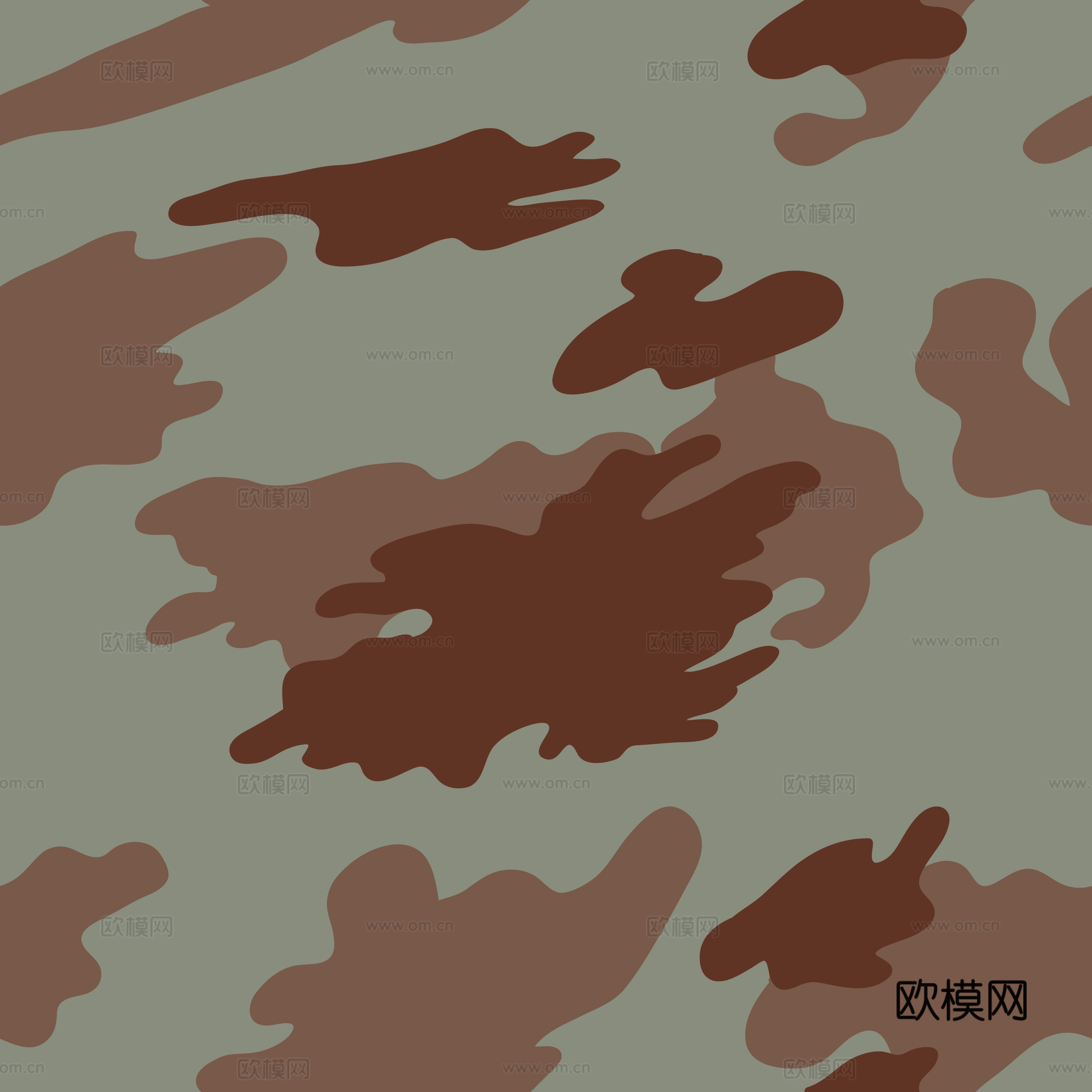 海陆空军绿迷彩服花纹图案60