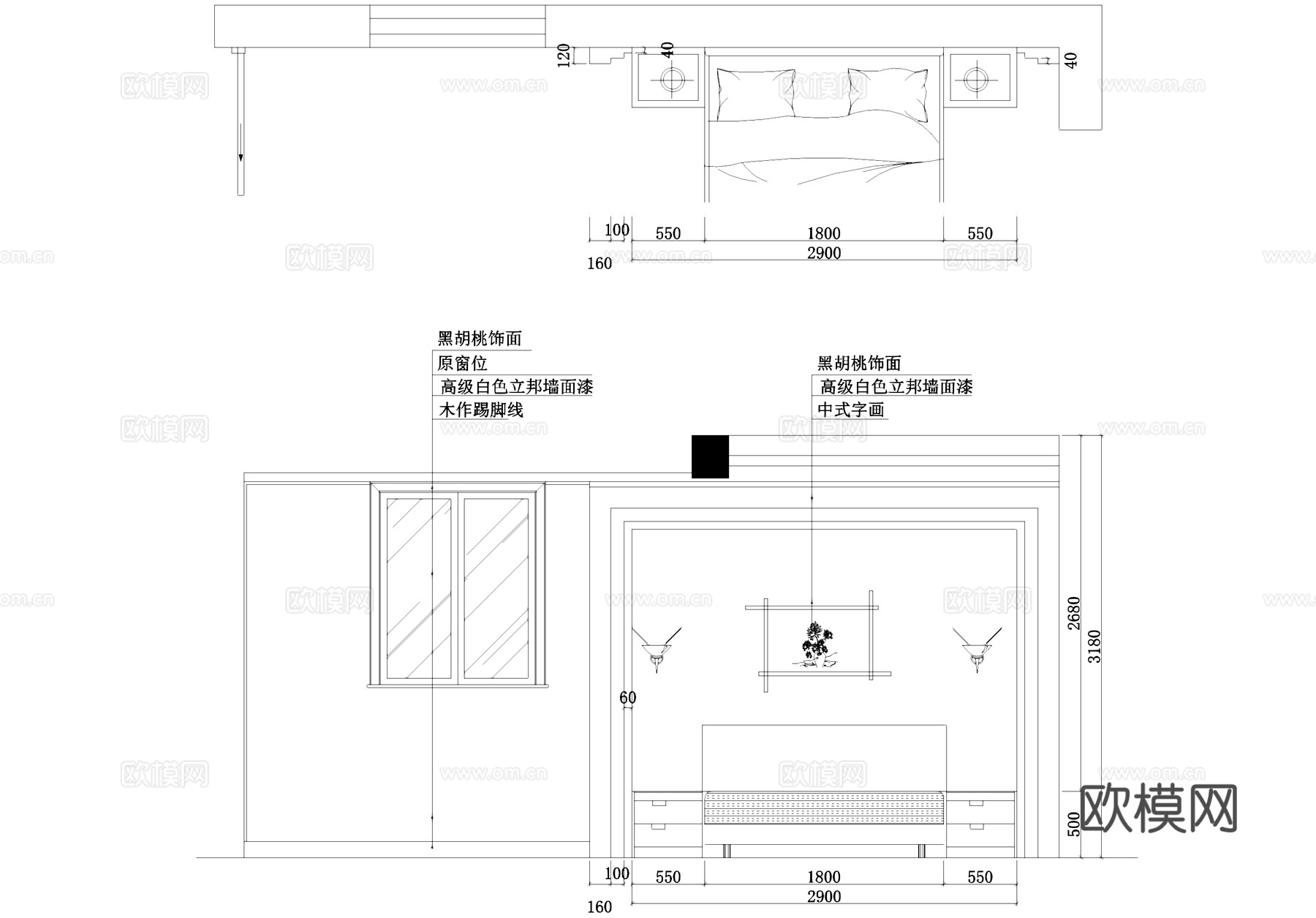 三层别墅室内家装CAD施工图cad施工图