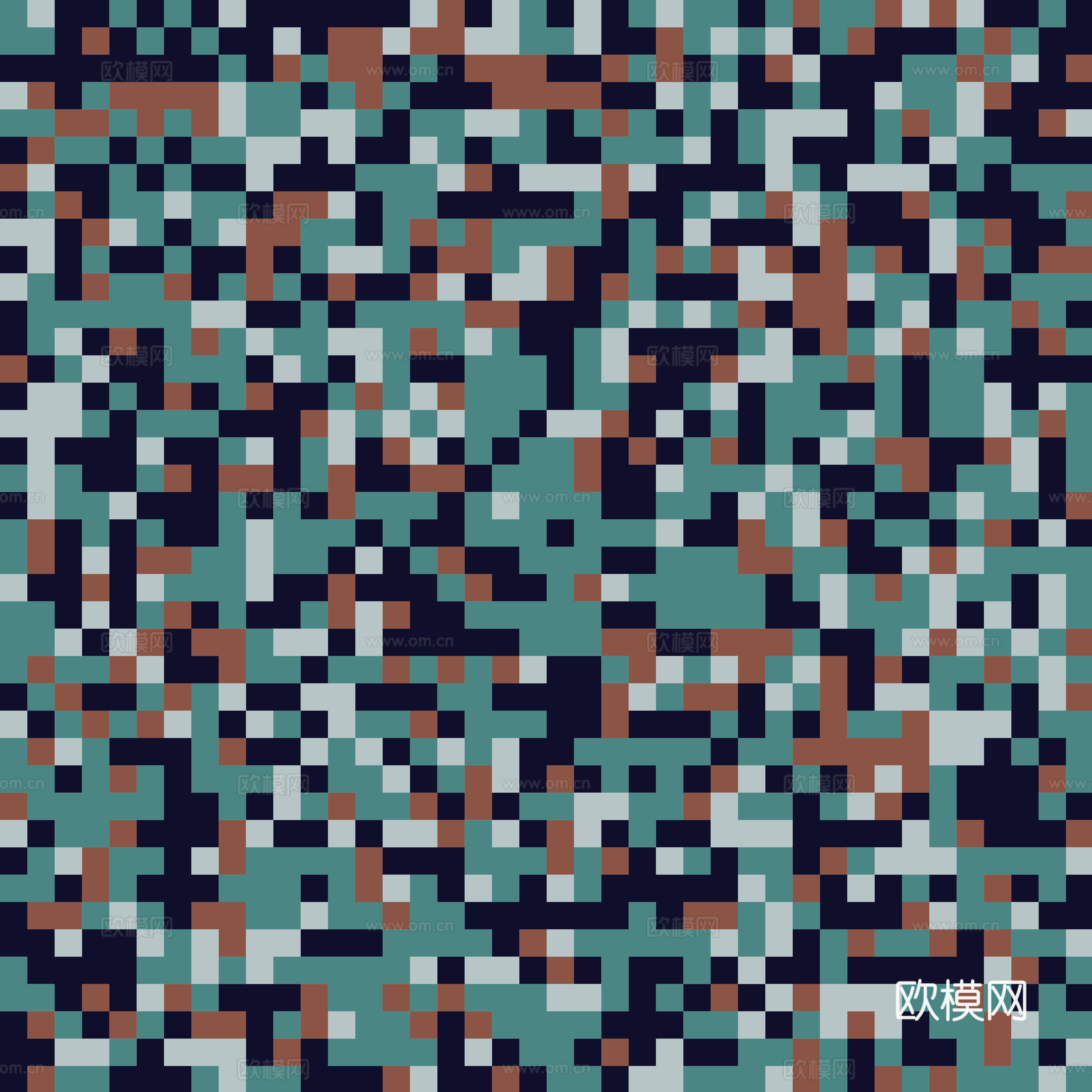 海陆空军绿迷彩服花纹图案23