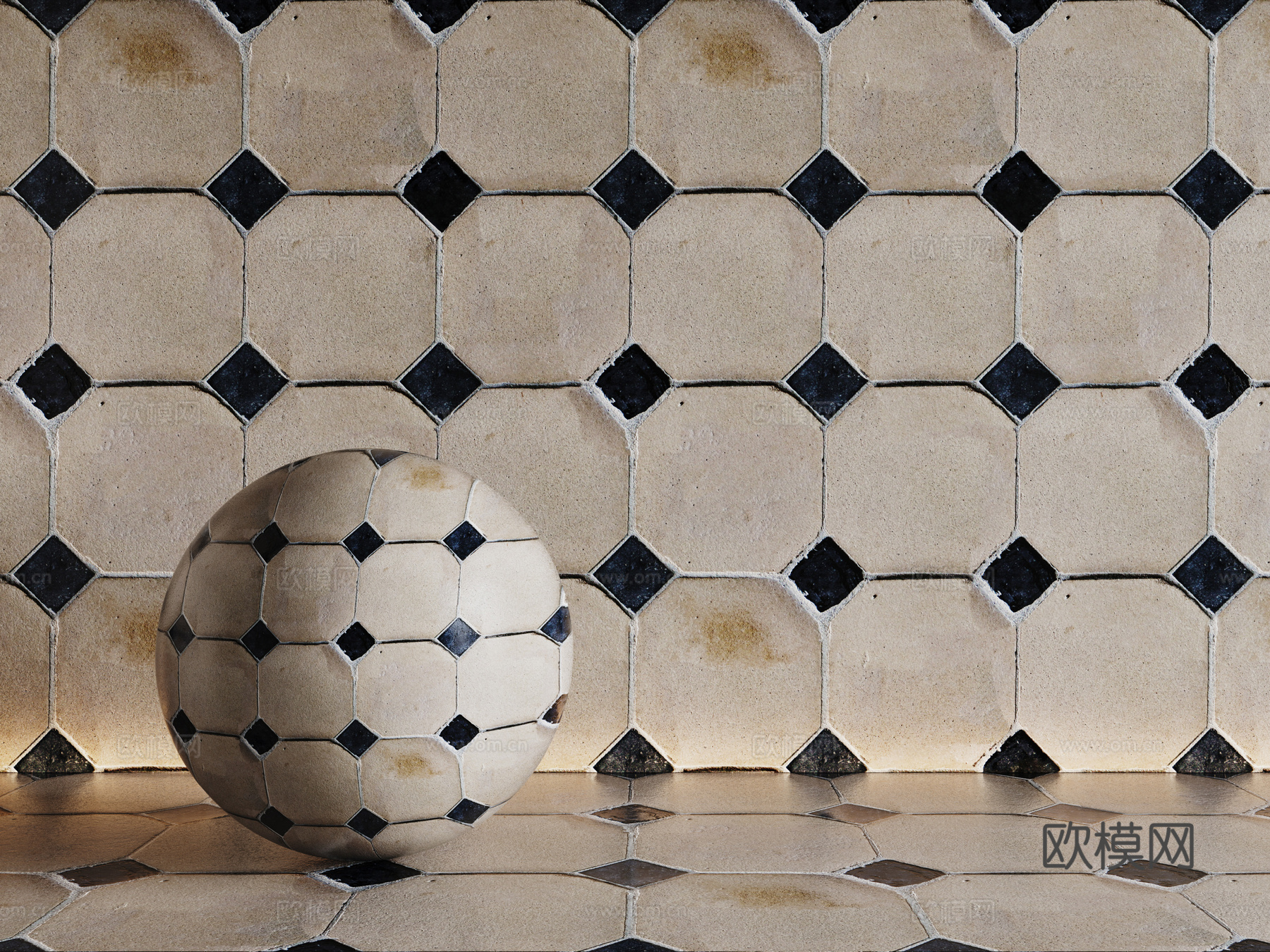 现代瓷砖 厨房瓷砖 洗手间瓷砖 地砖 墙砖 花砖su模型