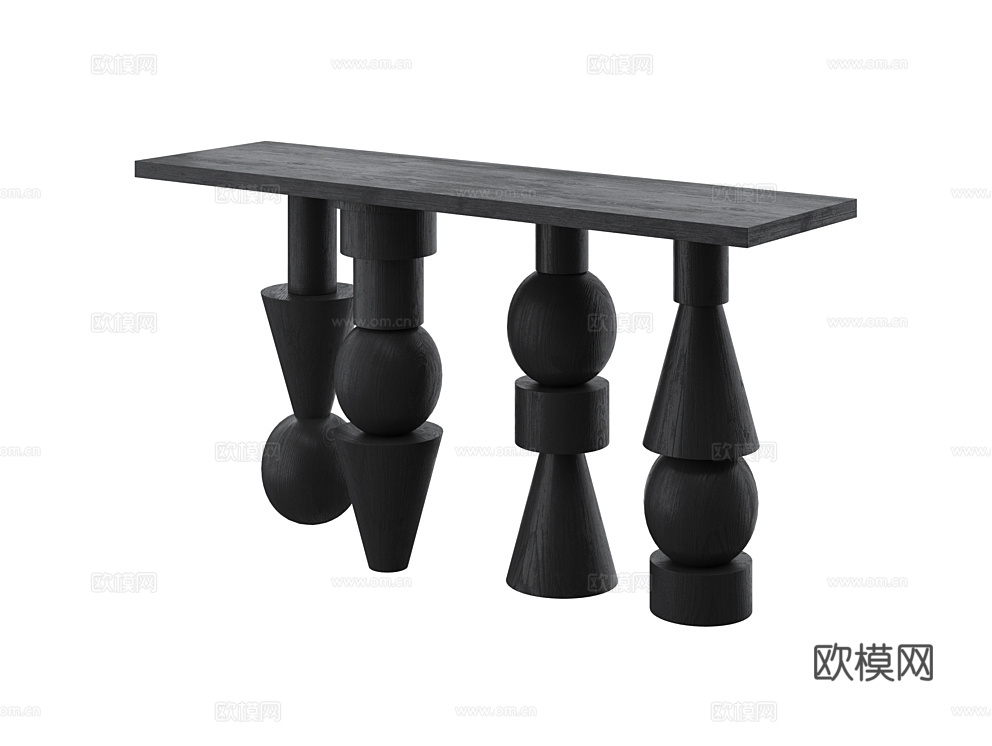 LoftDesigne 中古风端景台3d模型下载（渲染图1）