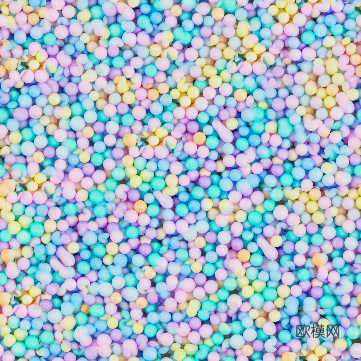 彩色塑料球贴图8