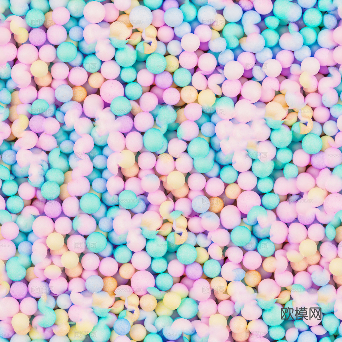 彩色塑料球贴图9