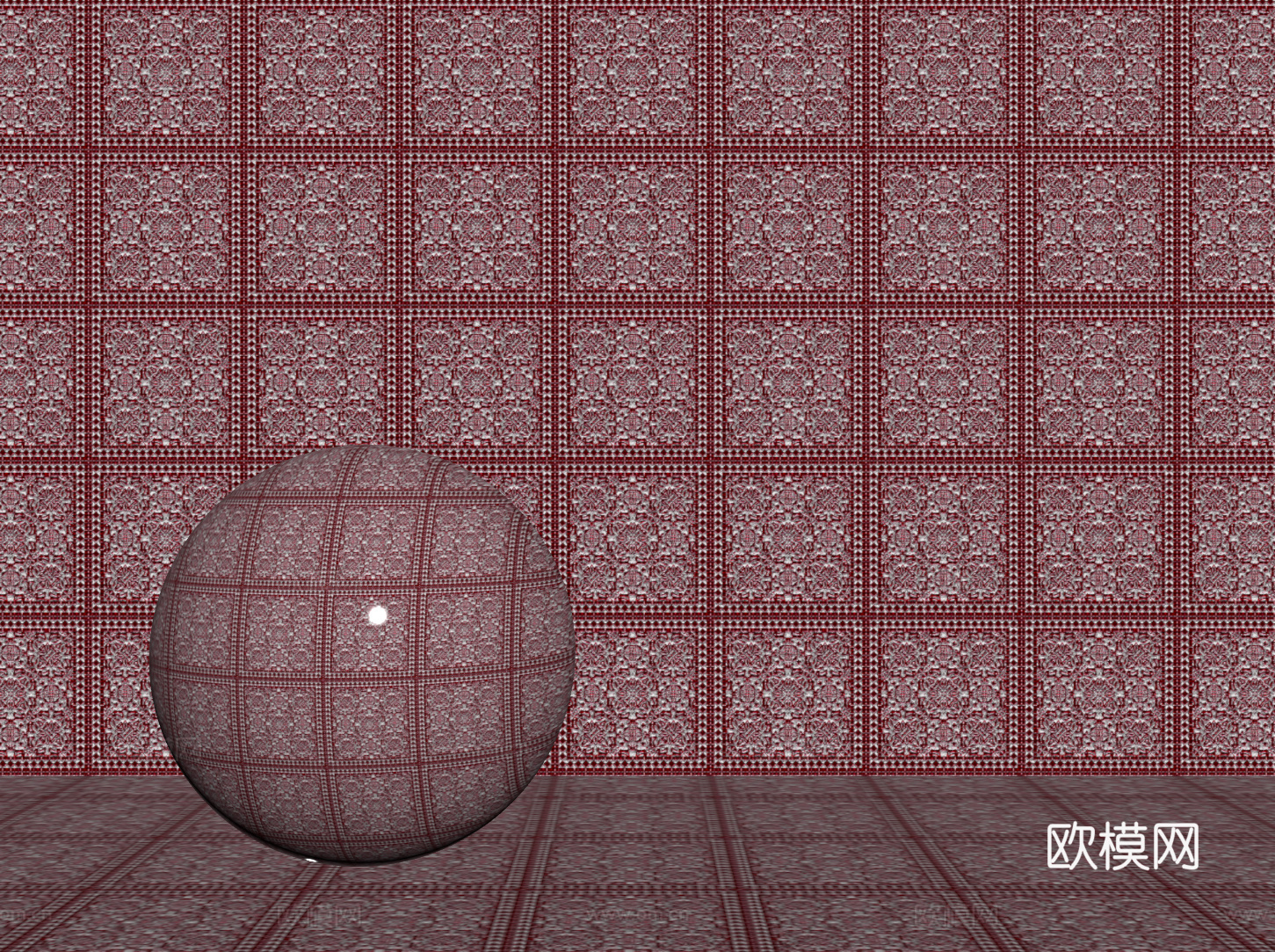 法式拼花瓷砖 厨房瓷砖 洗手间瓷砖 地砖 墙砖 花砖su模型