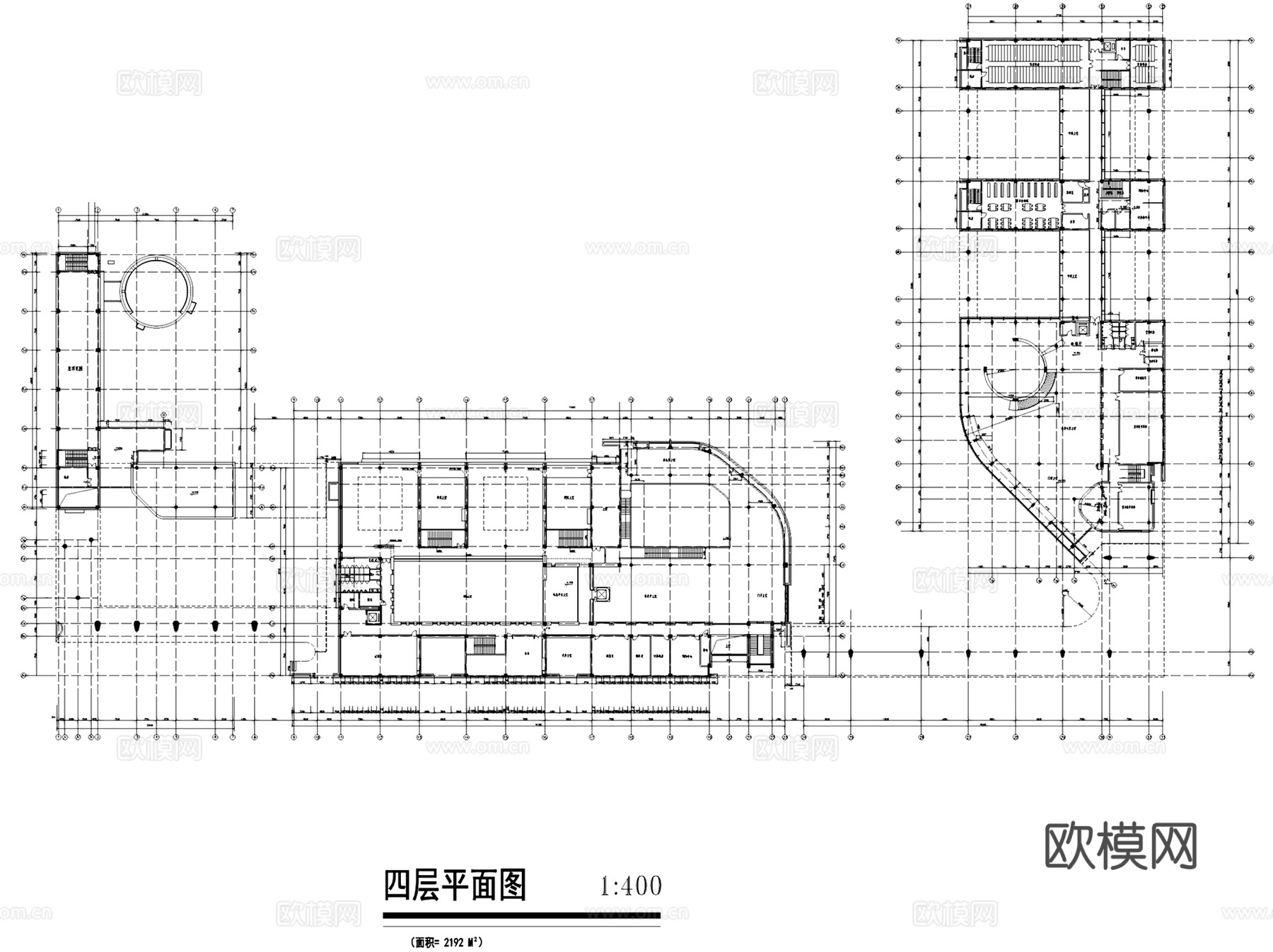 浙江长兴县图书馆档案馆建筑CAD施工图集+文本cad施工图