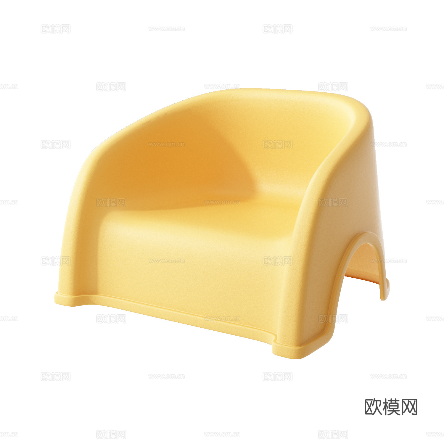 儿童椅 靠背椅 学习椅 小凳子 宝宝椅 洗澡凳 防滑板凳su模型