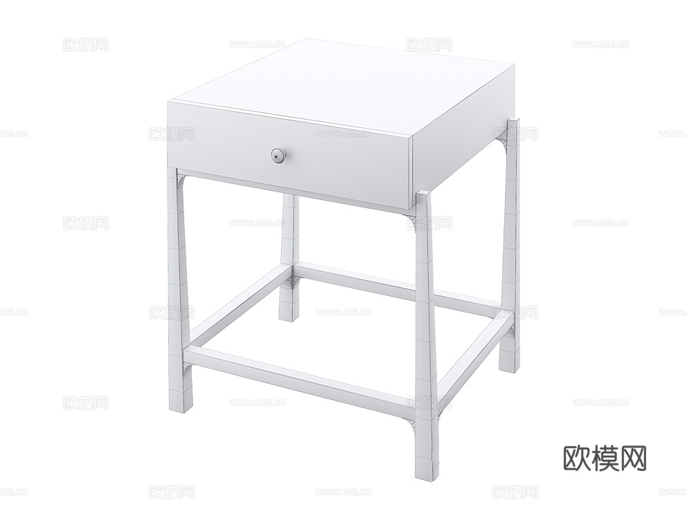 LoftDesigne 中古风床头柜3d模型下载（渲染图2）