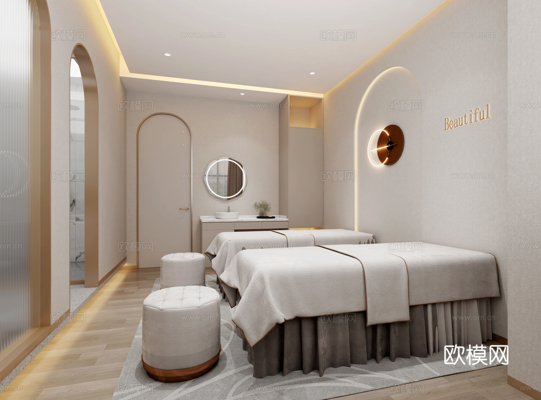 中山医疗美容施工图cad施工图