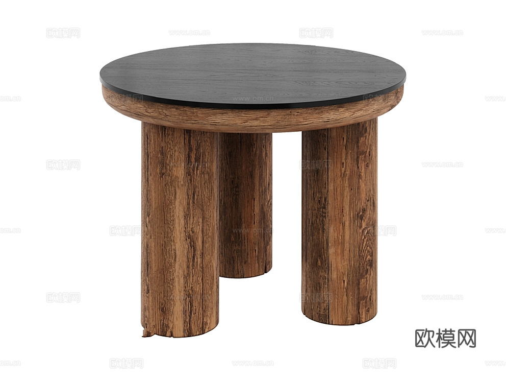 LoftDesigne 中古风角几 边几3d模型下载（渲染图1）