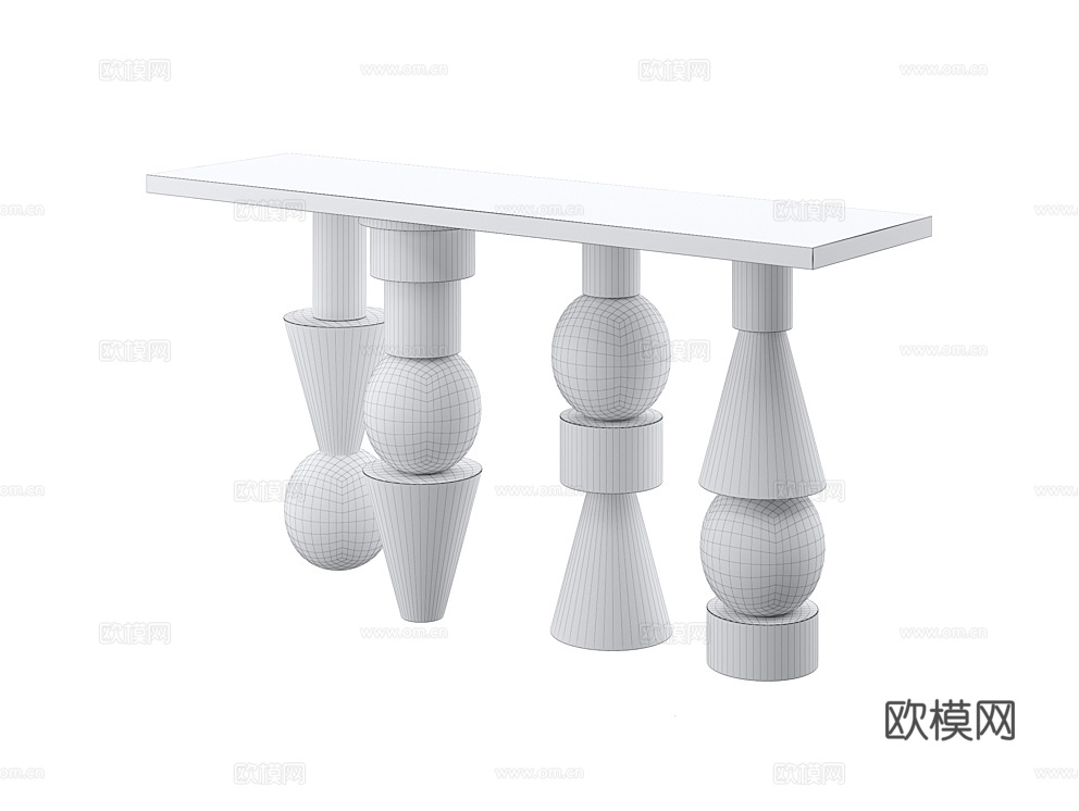 LoftDesigne 中古风端景台3d模型下载（渲染图2）