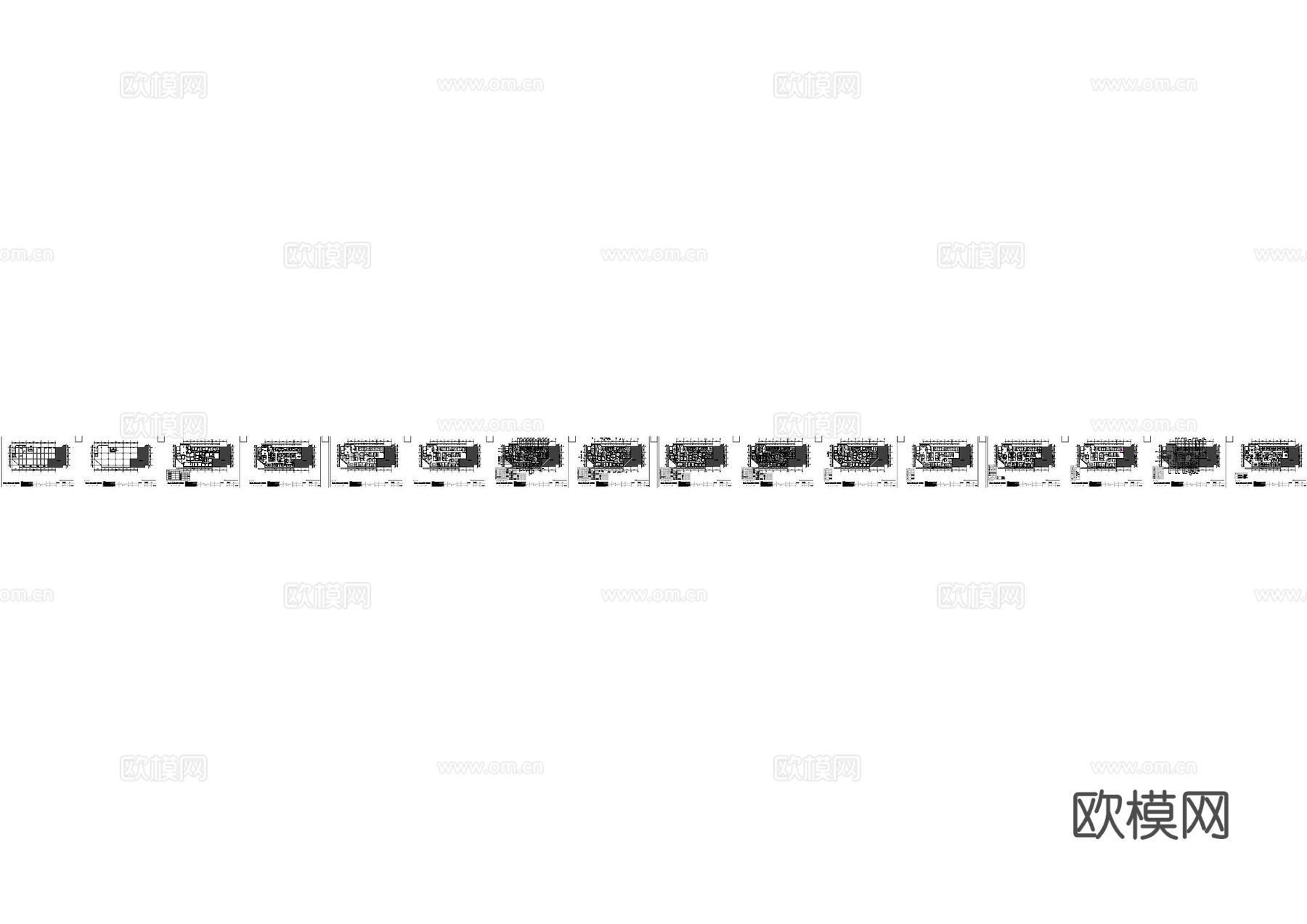 中山医疗美容施工图cad施工图