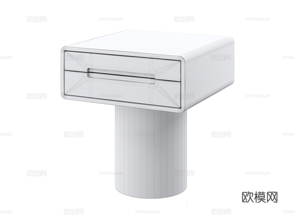 LoftDesigne 中古风床头柜3d模型下载（渲染图2）