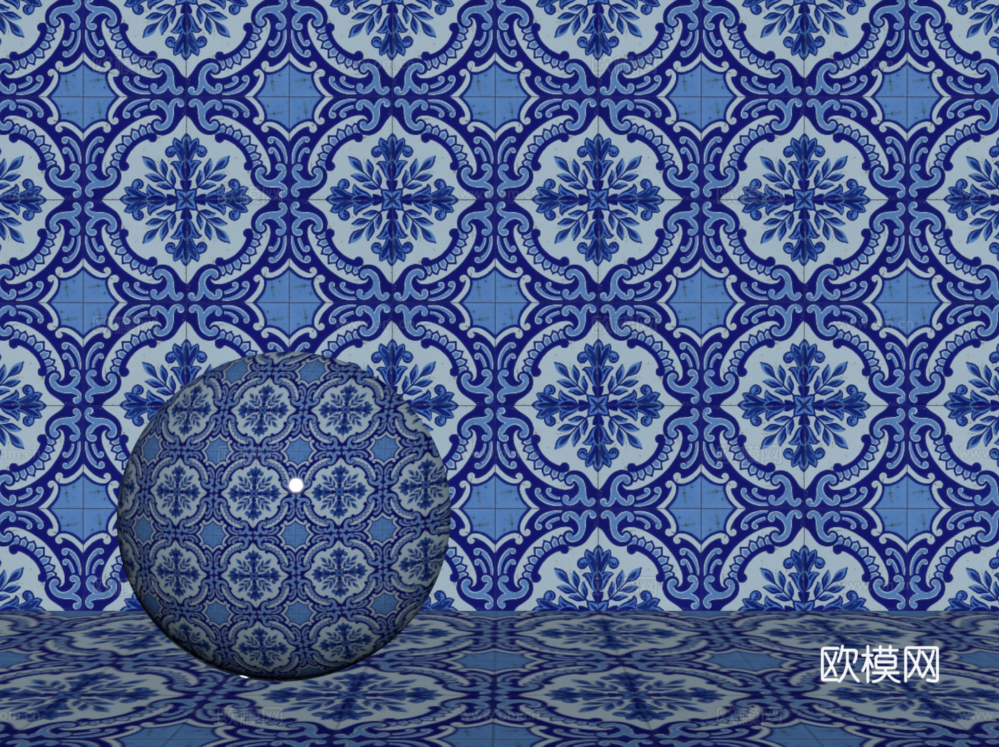法式拼花瓷砖 厨房瓷砖 洗手间瓷砖 地砖 墙砖 花砖su模型