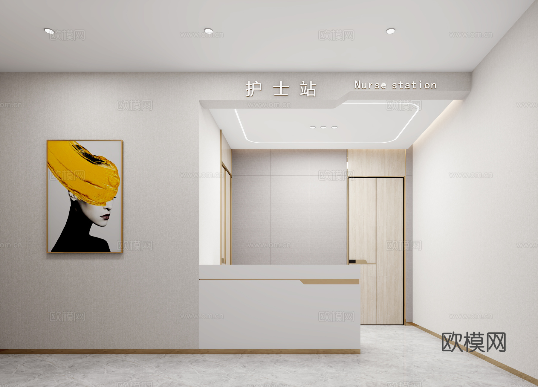 中山医美诊所施工图cad施工图