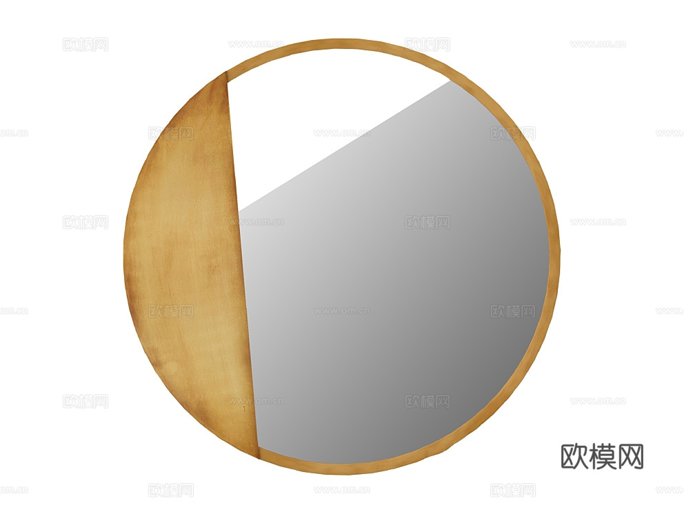 LoftDesigne 中古风挂镜3d模型下载（渲染图1）