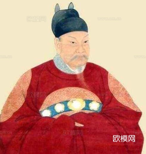 吴越王钱弘俶3d模型3d模型下载（渲染图2）