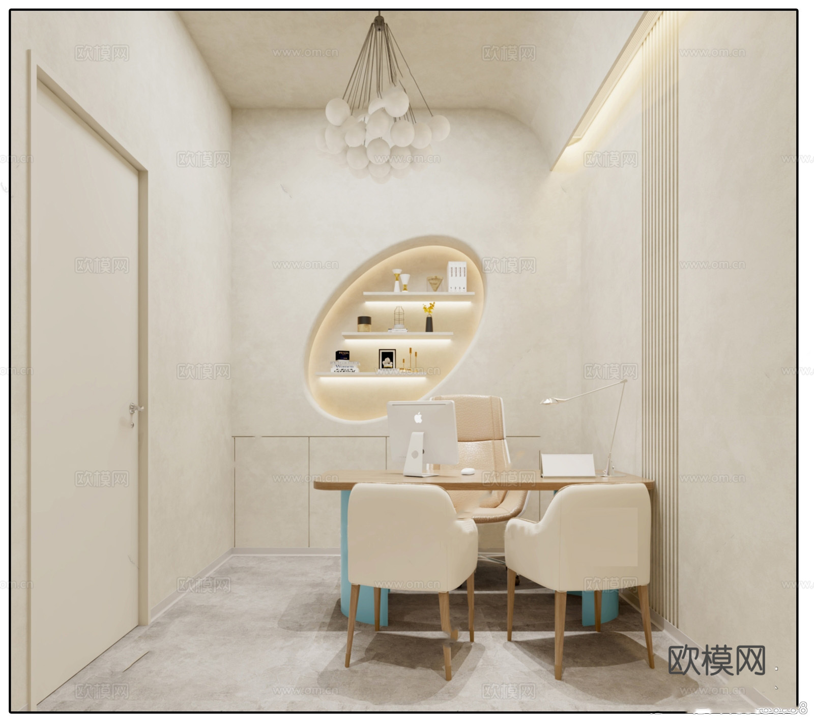 时尚轻医疗美容会所图纸cad施工图