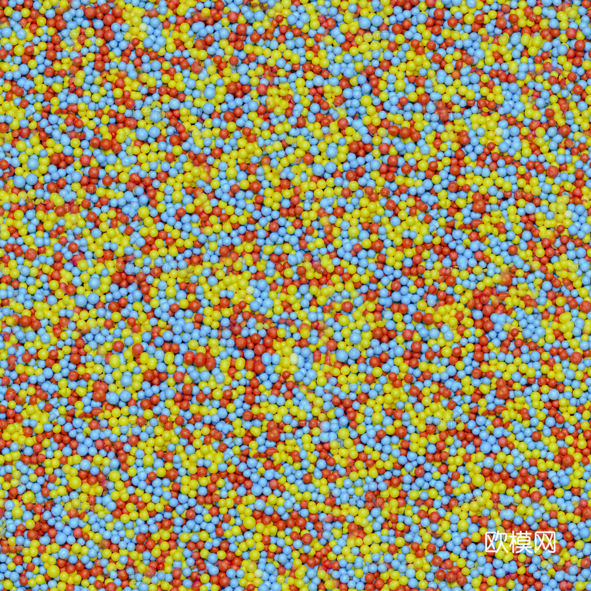 彩色塑料球贴图5