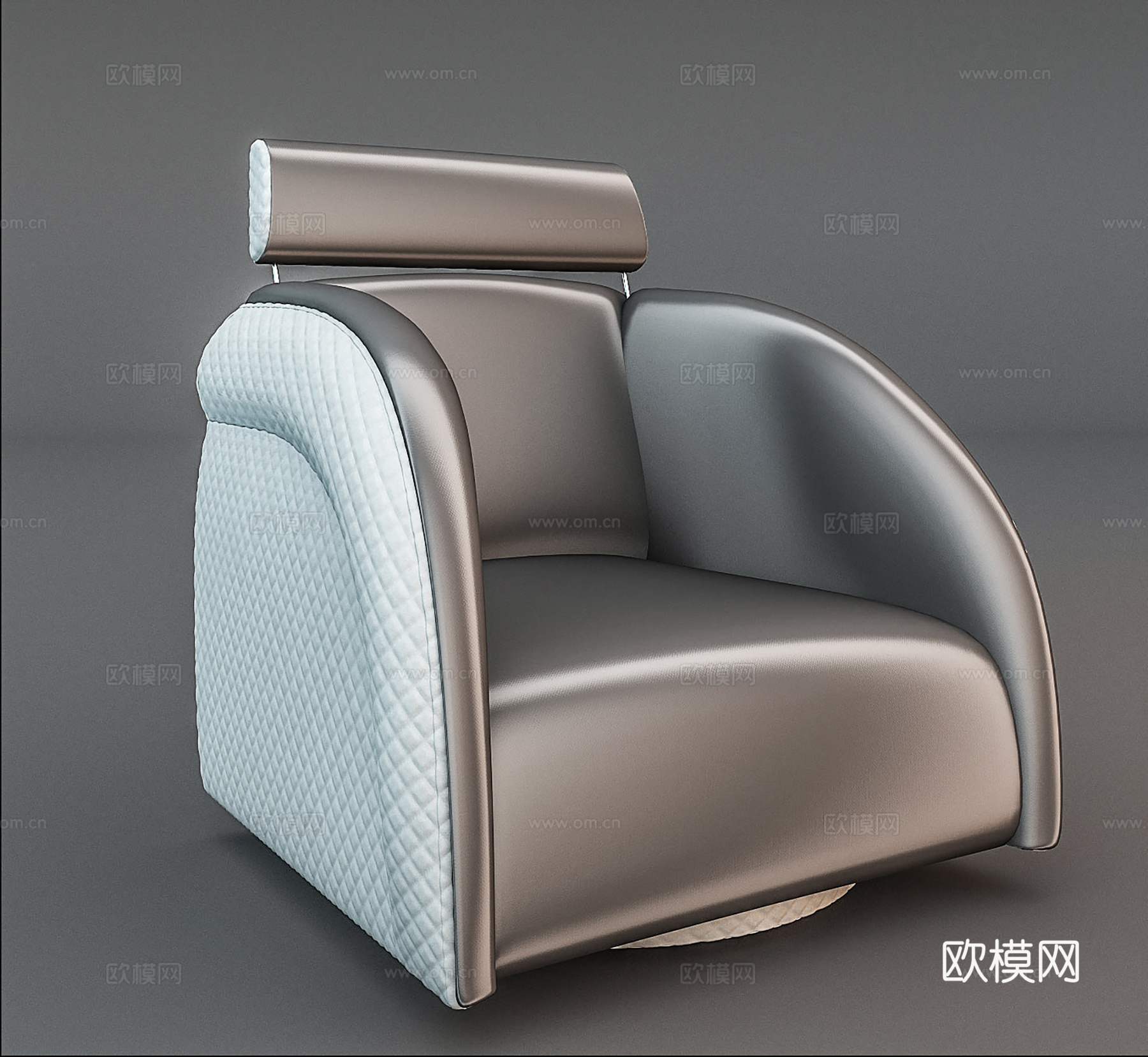 现代休闲椅子3d模型下载（渲染图2）