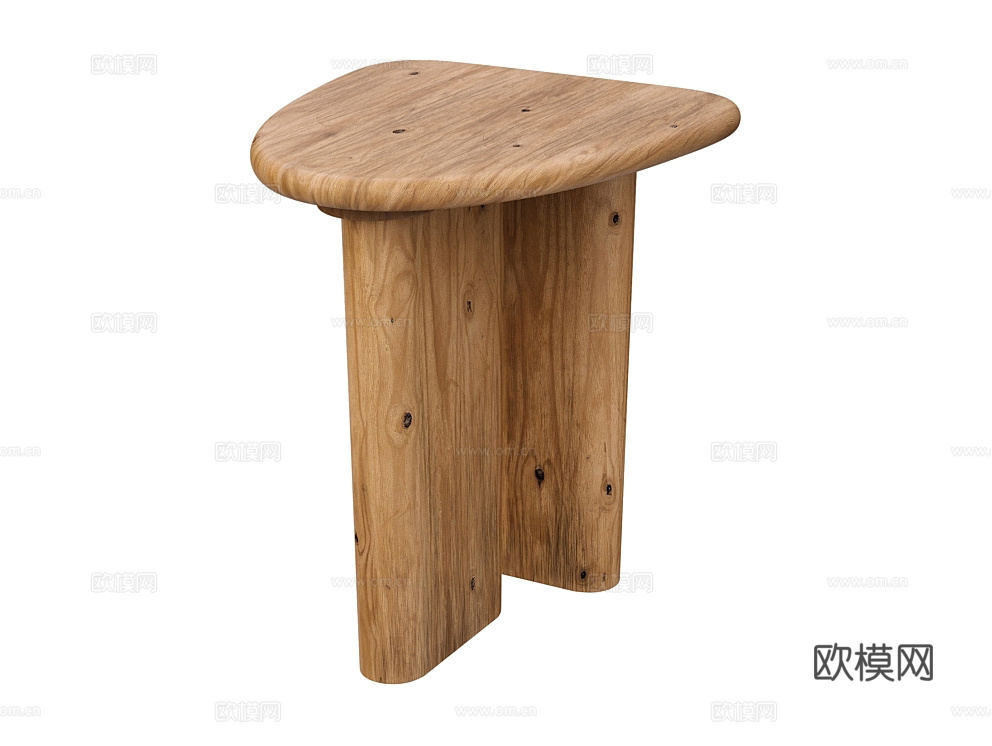 LoftDesigne 中古风边几3d模型下载（渲染图1）