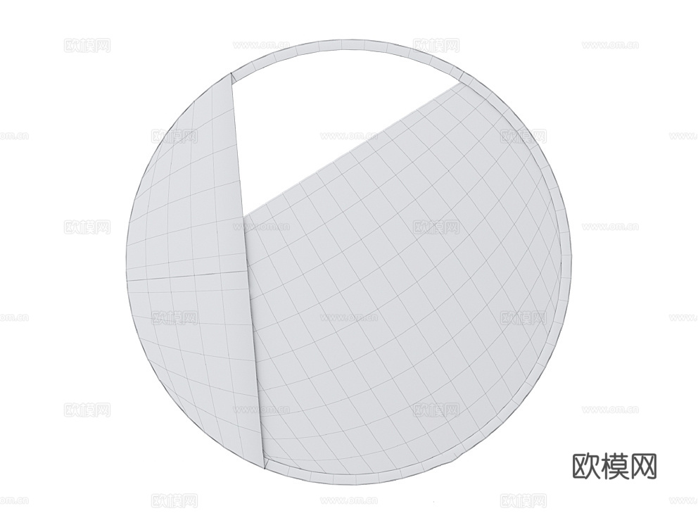 LoftDesigne 中古风挂镜3d模型下载（渲染图2）