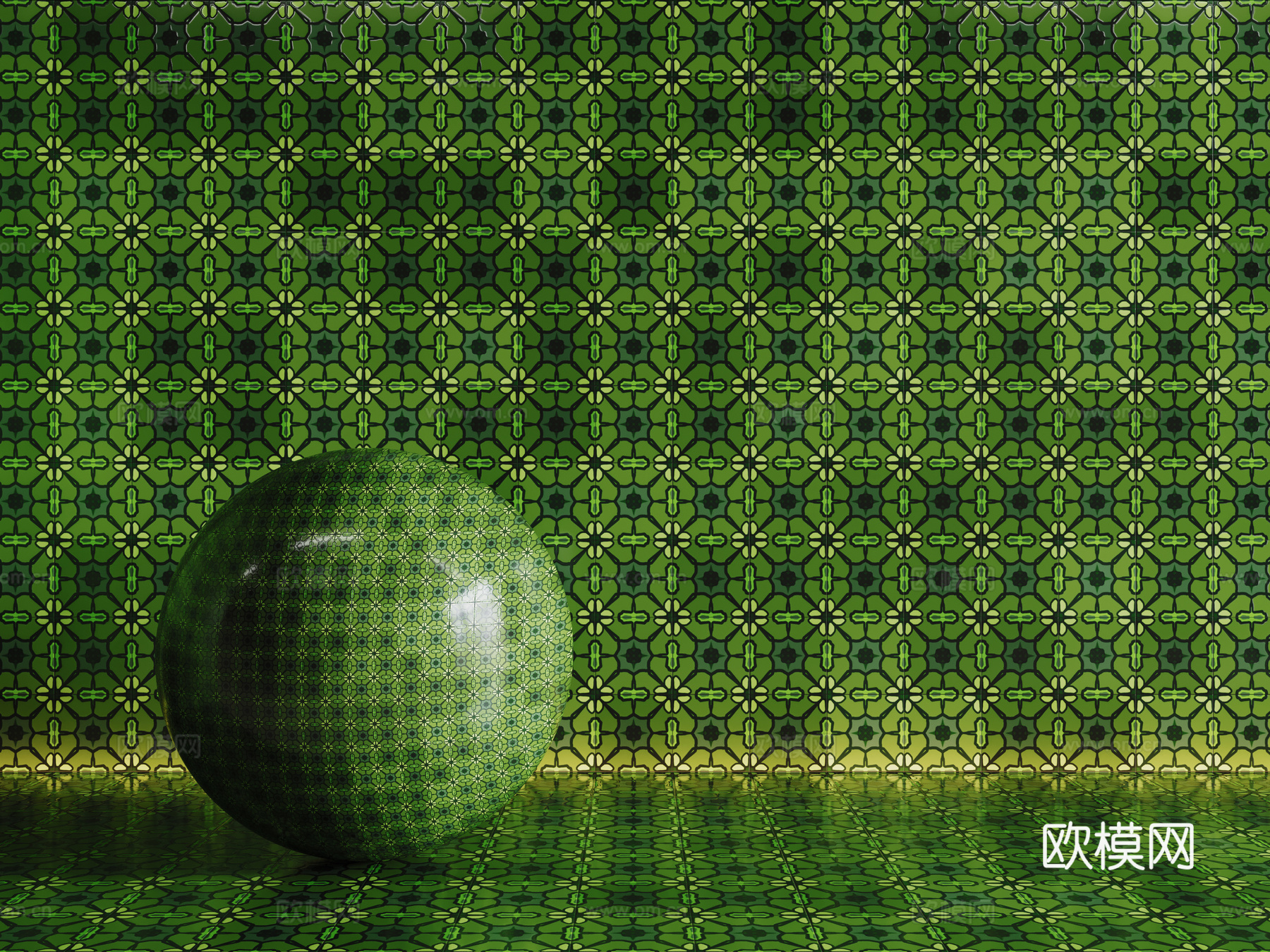 法式拼花瓷砖 厨房瓷砖 洗手间瓷砖 地砖 墙砖 花砖su模型