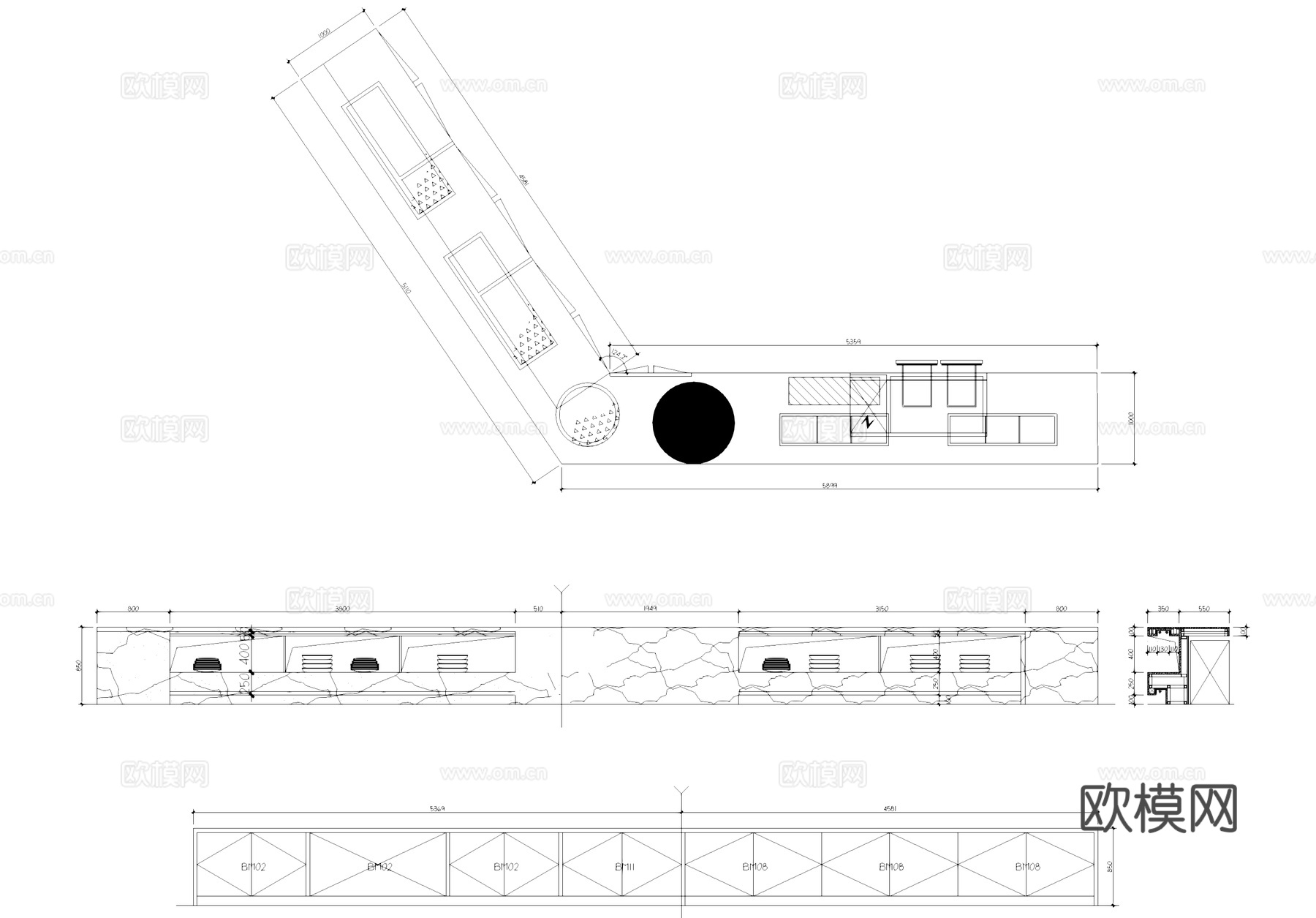 CCD酒店室内节点大样CAD施工图集cad施工图