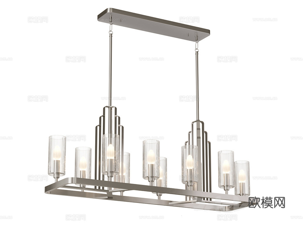 Natconcepts 轻奢吊灯3d模型下载（渲染图1）