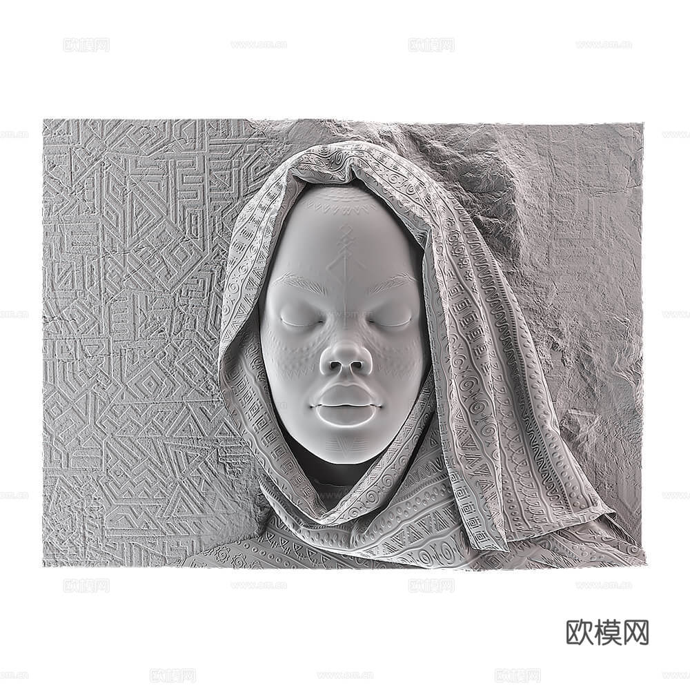 Wall Deco 雕刻挂画3d模型下载