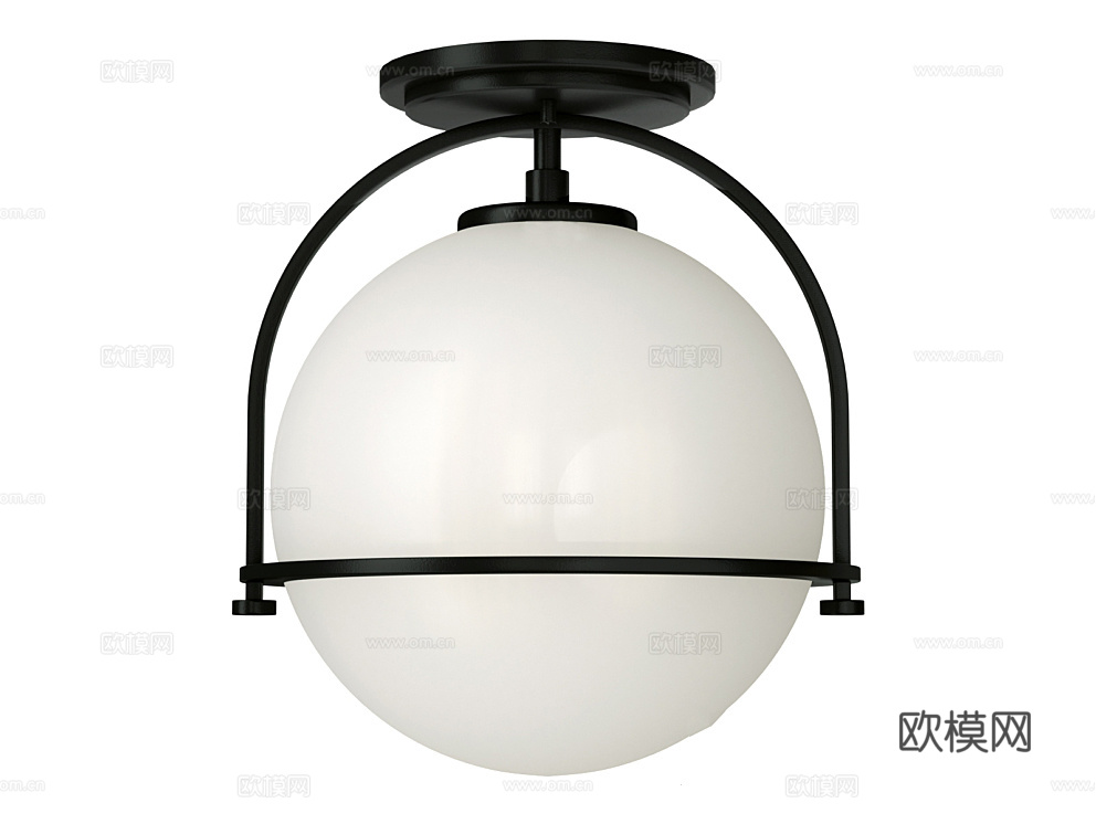 Natconcepts 吸顶灯3d模型下载（渲染图1）