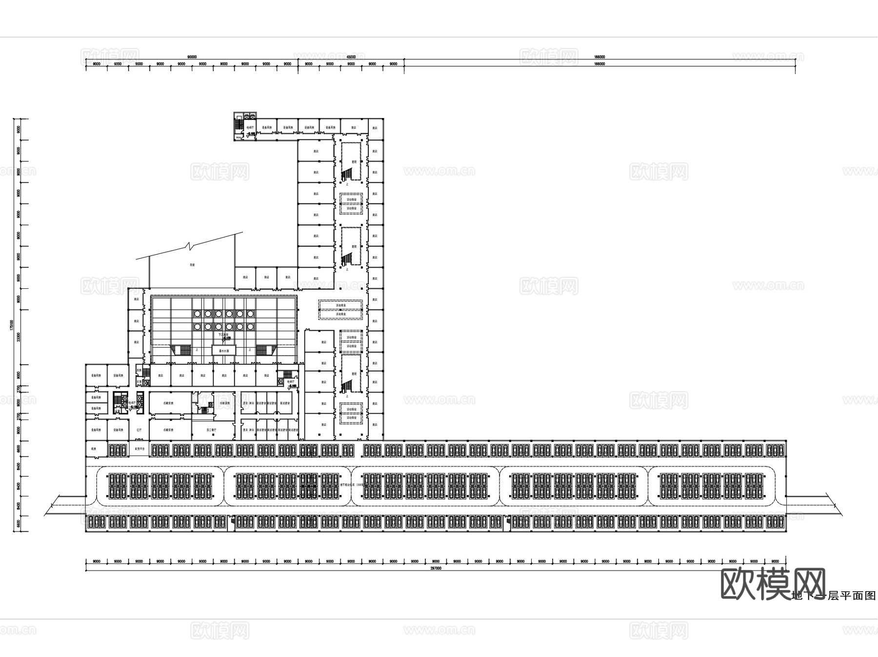 铜陵国际会展中心建筑平面CAD+SU+文本cad施工图