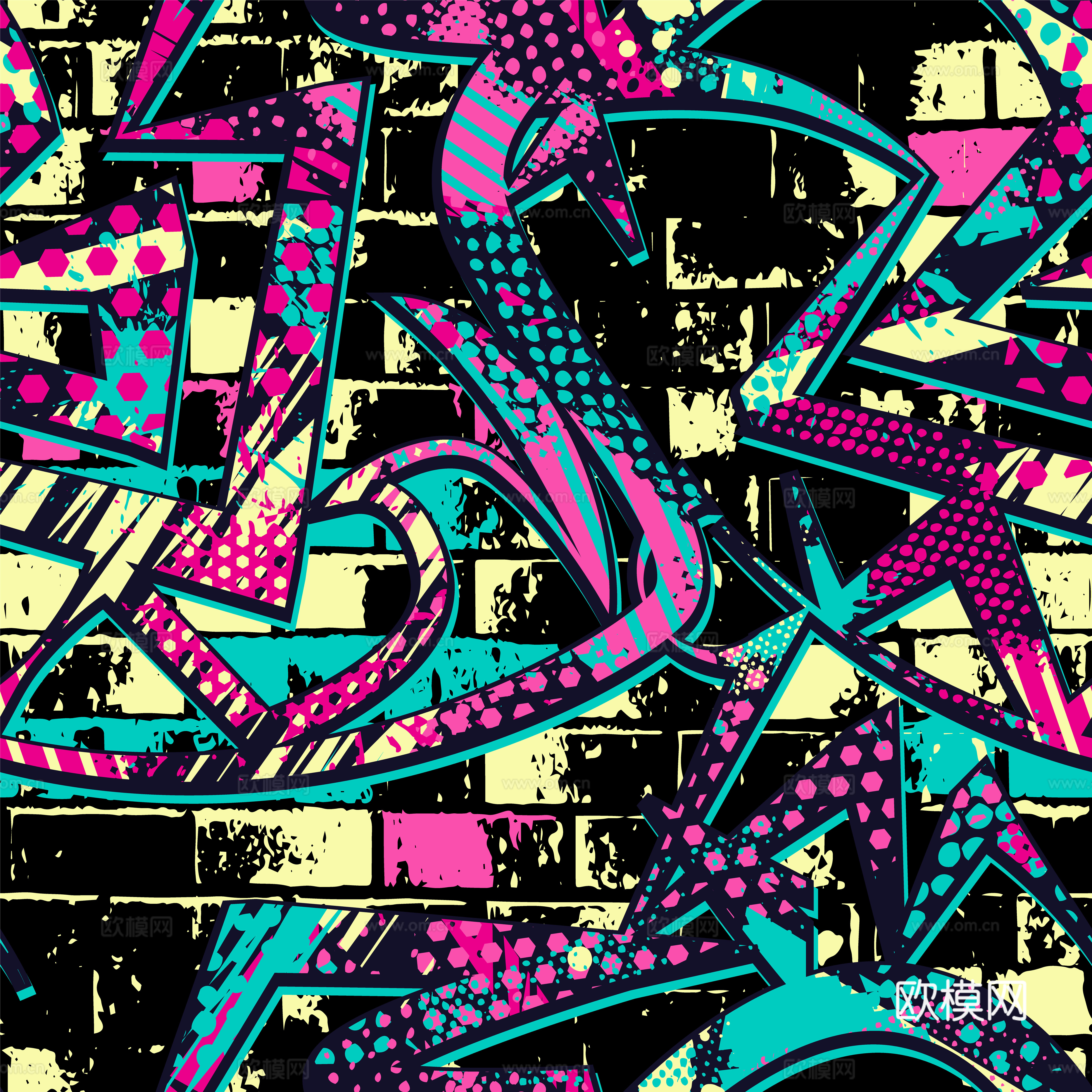 创意动感涂鸦插画117下载