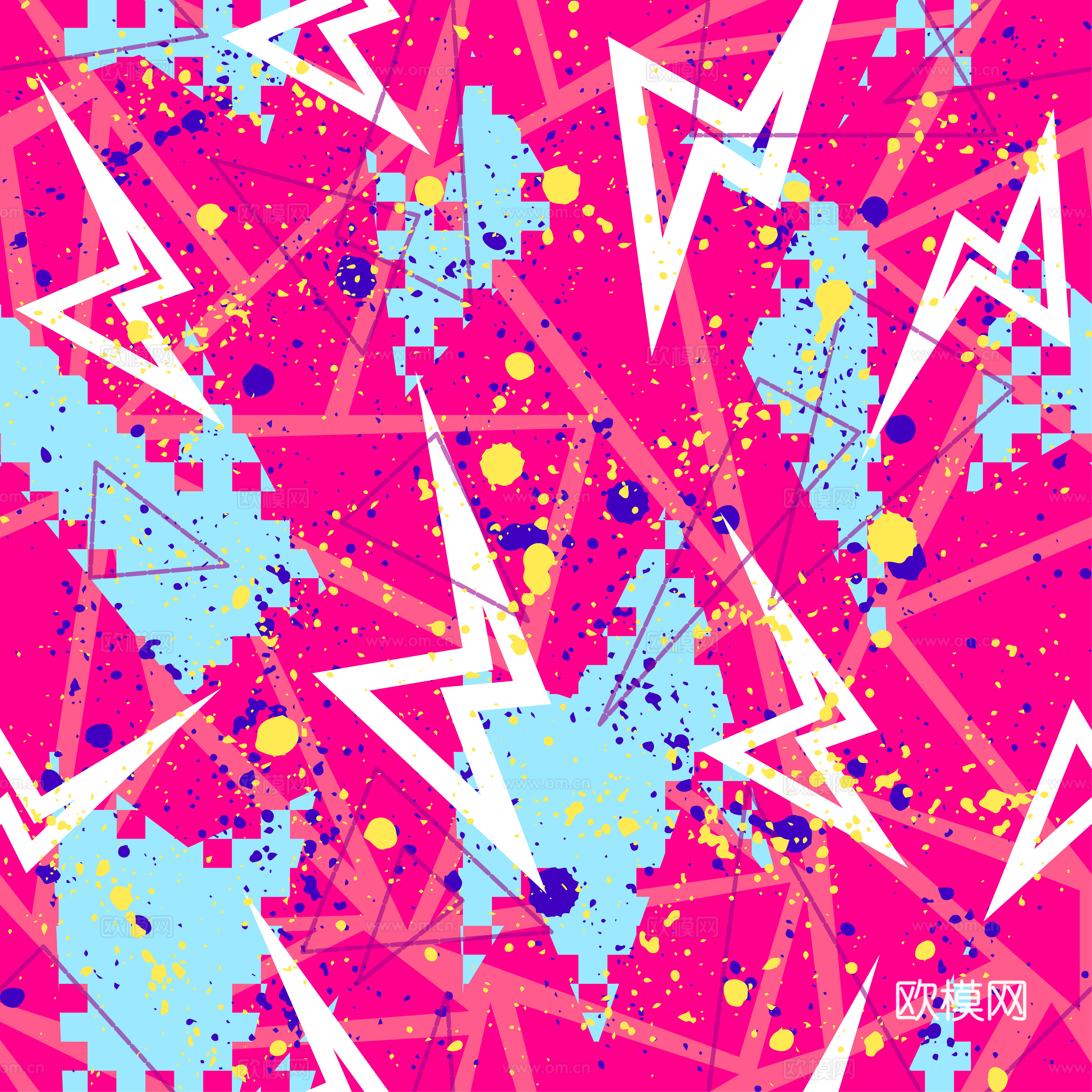 创意动感涂鸦插画121