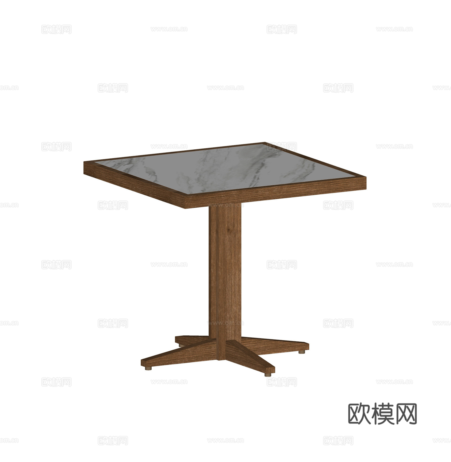 现代洽谈桌 方桌 餐桌 桌子 就餐桌su模型