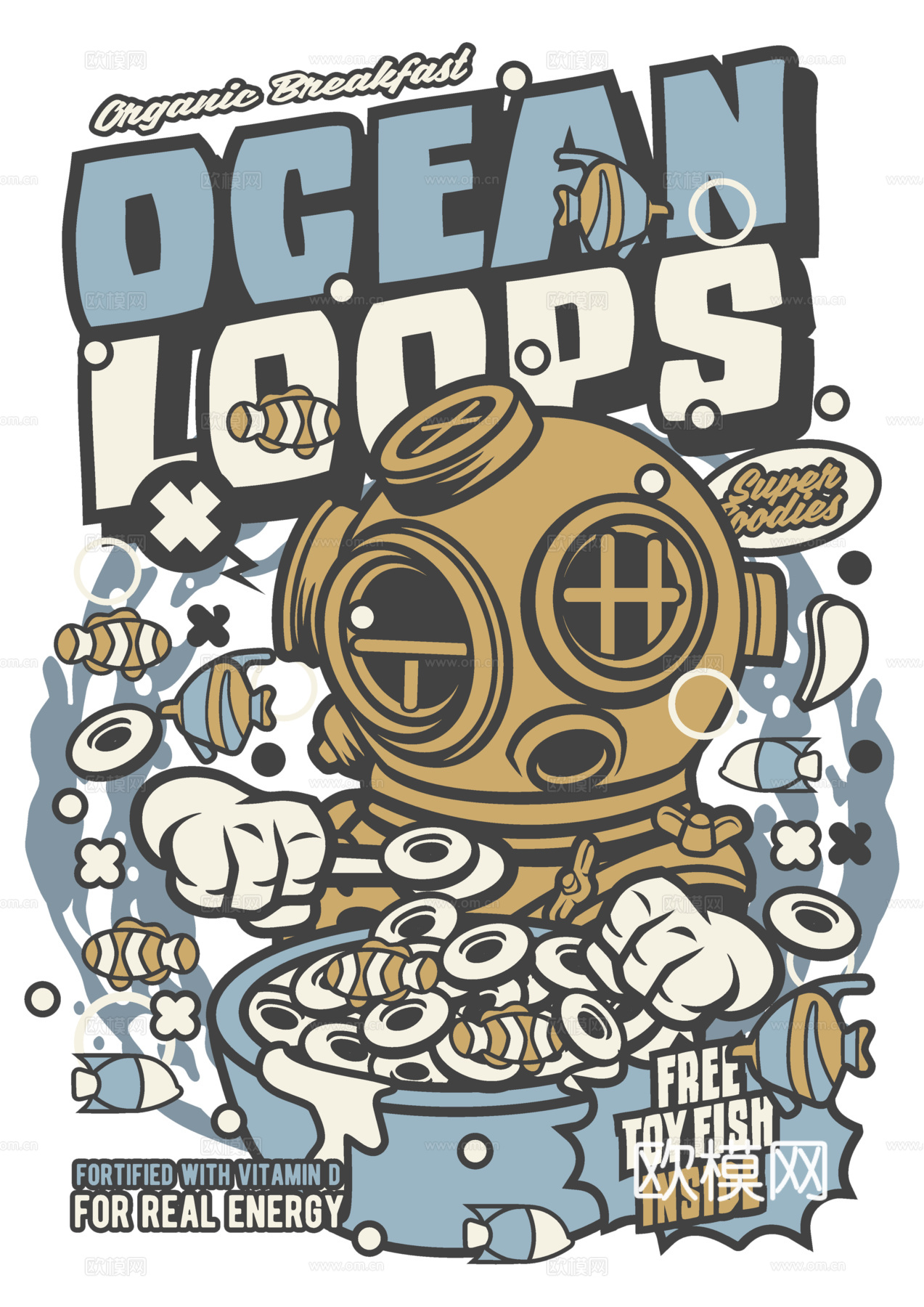 创意卡通潮流涂鸦插画印花118