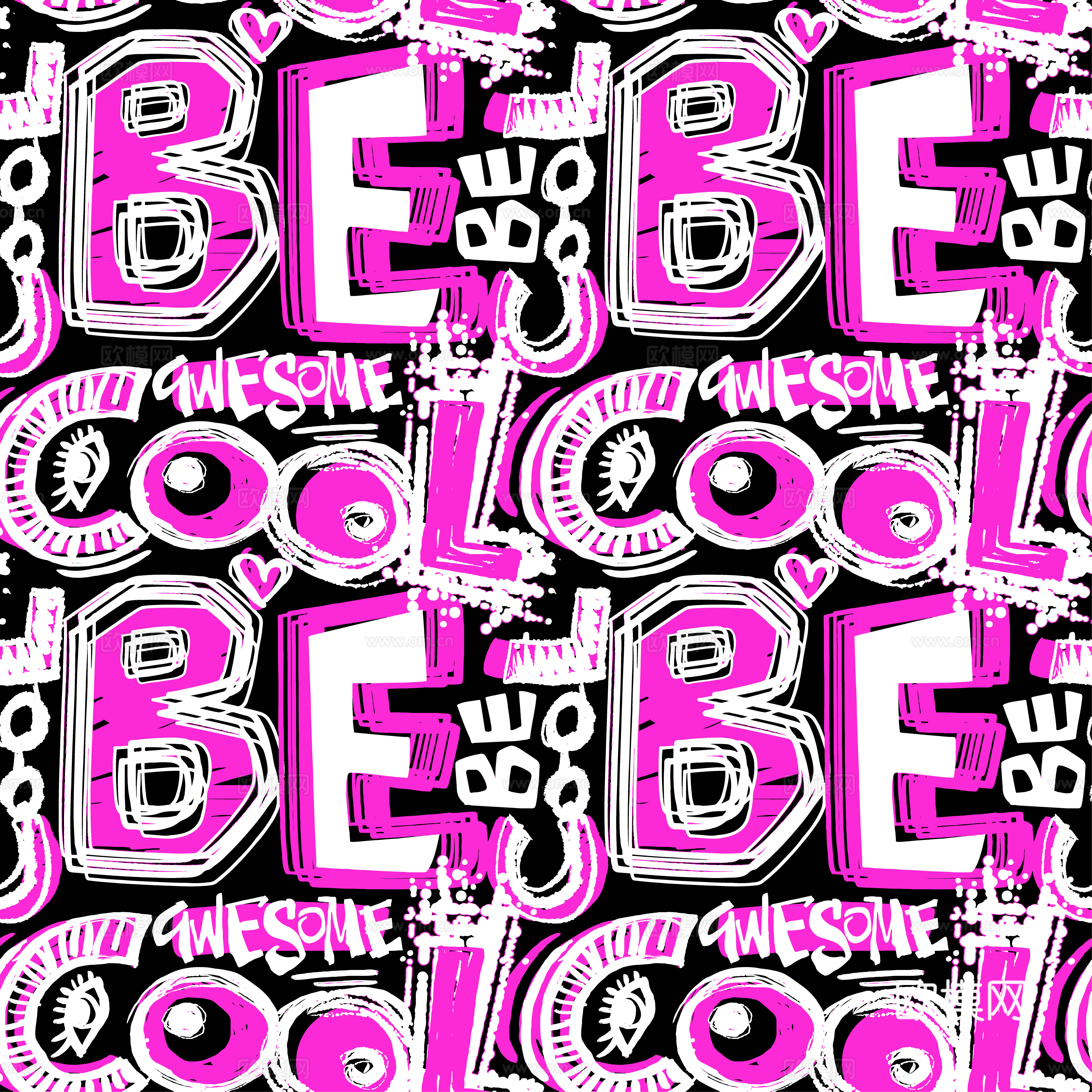 创意动感涂鸦插画97