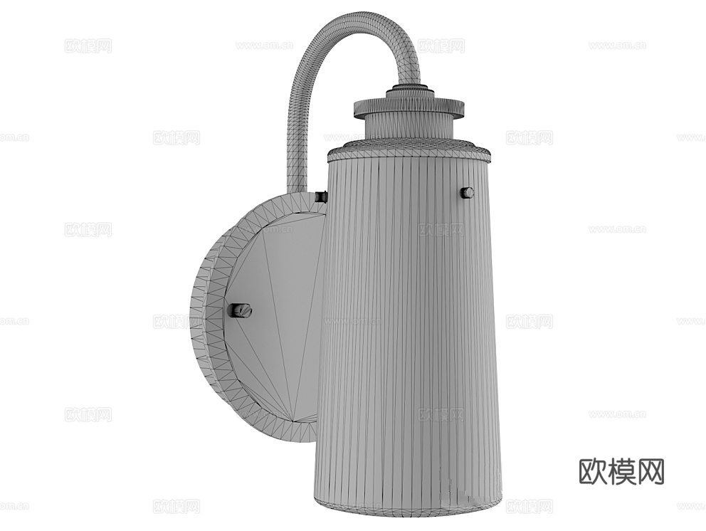 Natconcepts 轻奢壁灯3d模型下载（渲染图2）