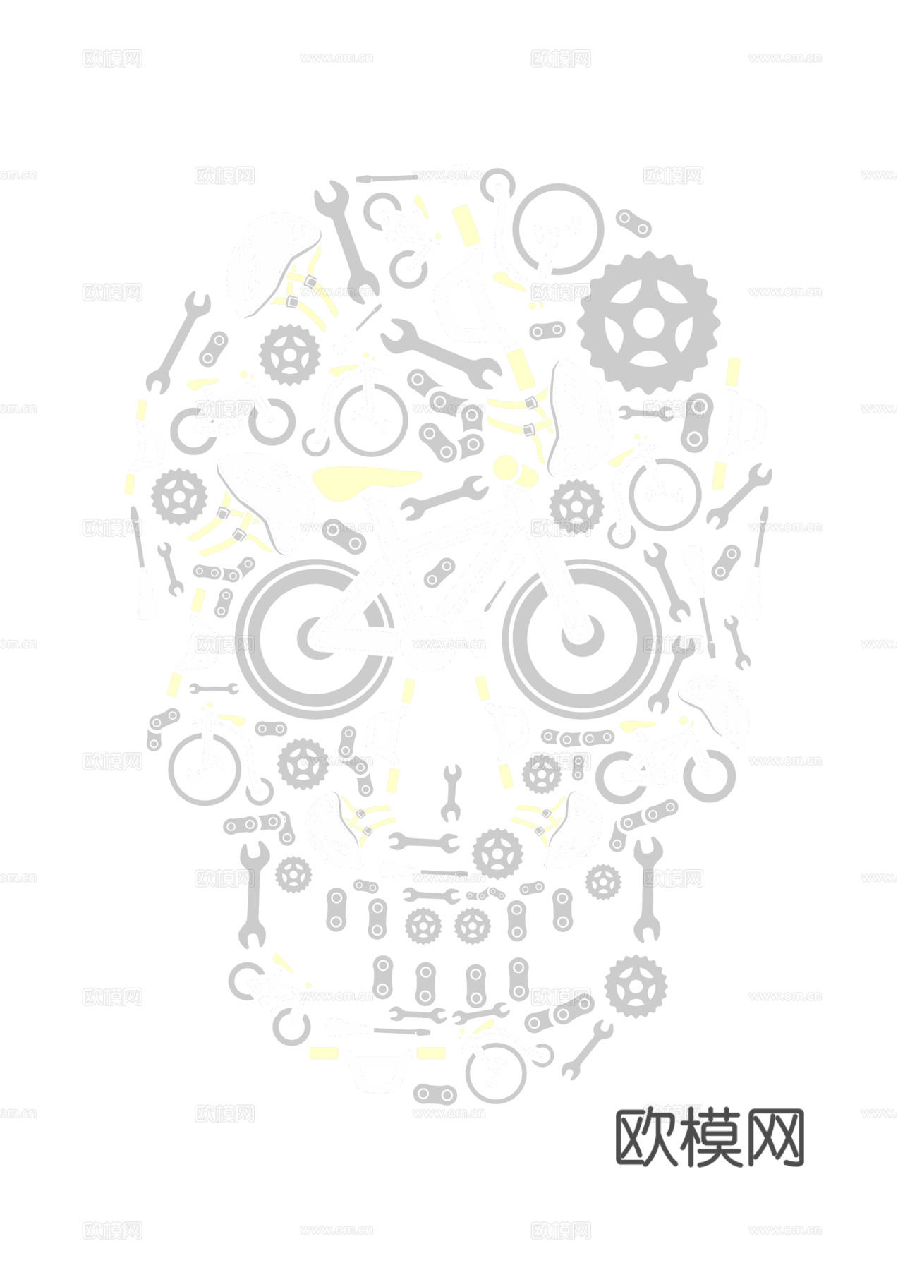 创意卡通潮流涂鸦插画印花177下载