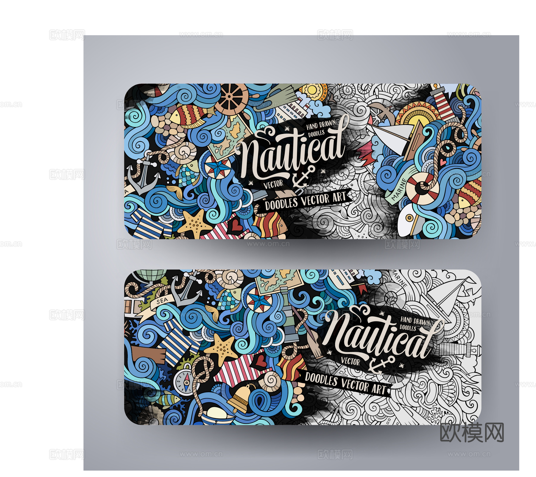 潮流缠绕涂鸦插画17