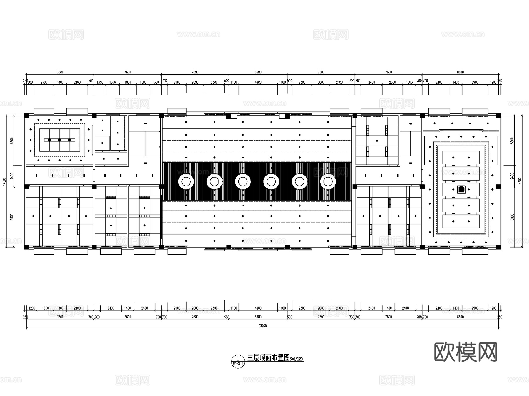 73608部队综合作业楼室内装饰CAD施工图cad施工图