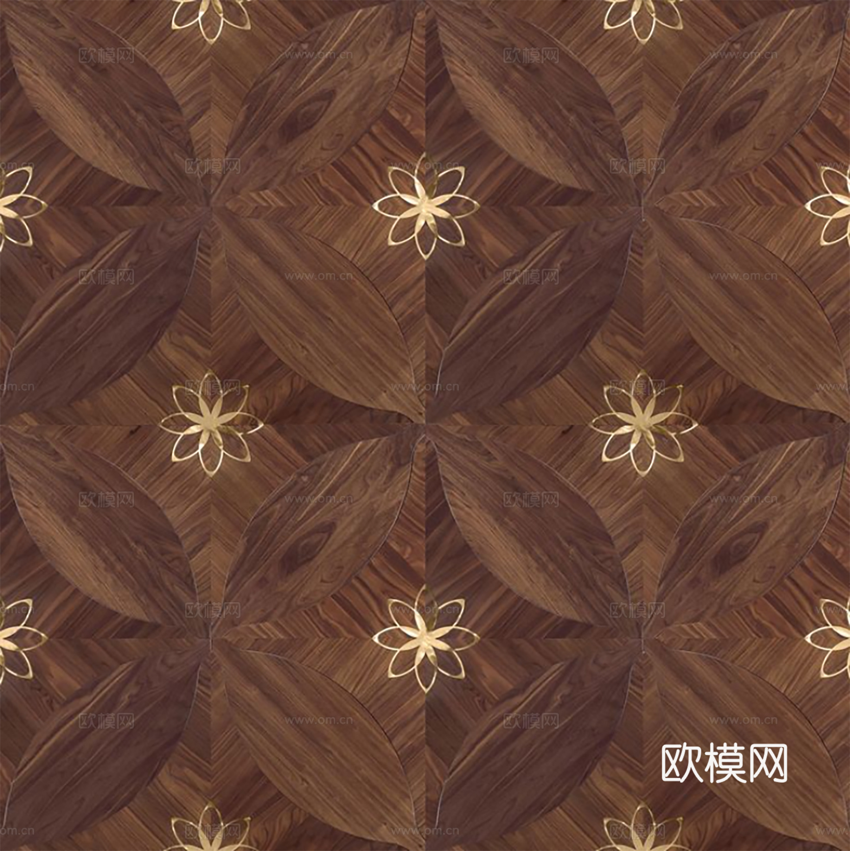 新中式意式木纹大理石_鎏金贴图