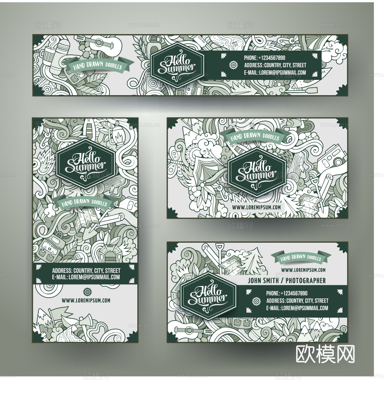 潮流缠绕涂鸦插画21