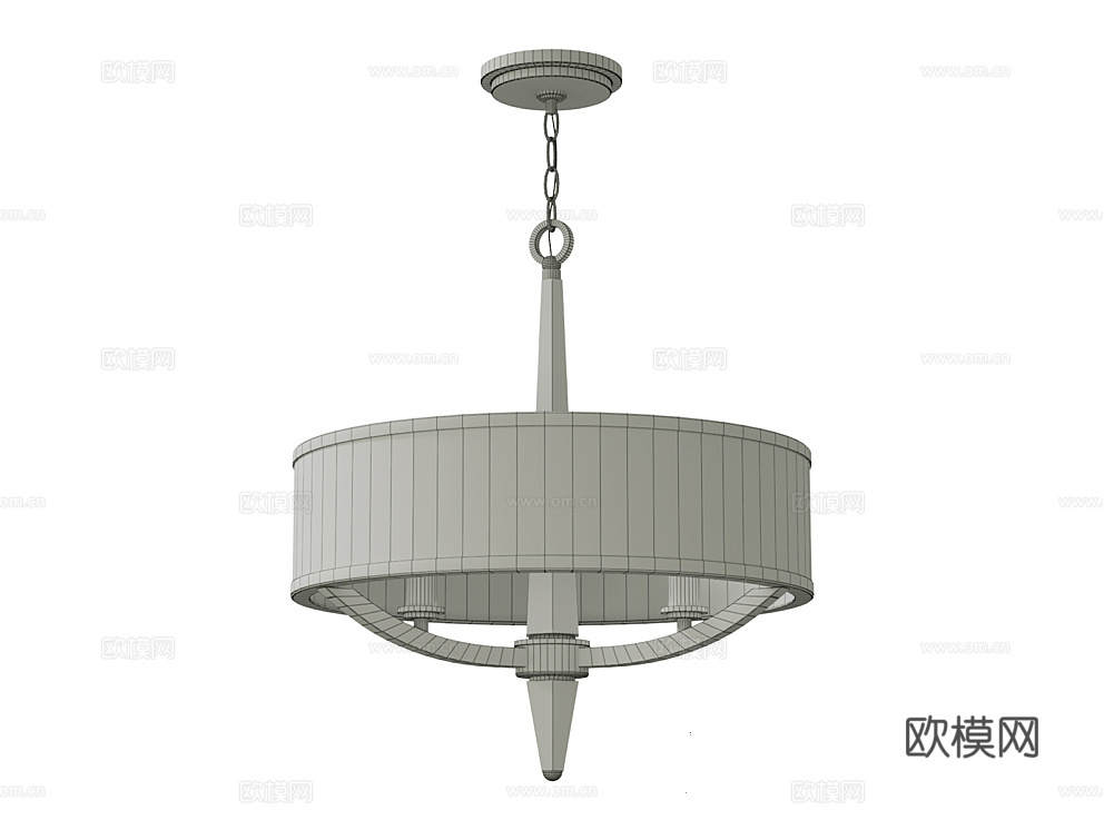 Natconcepts 玻璃吊灯3d模型下载（渲染图2）