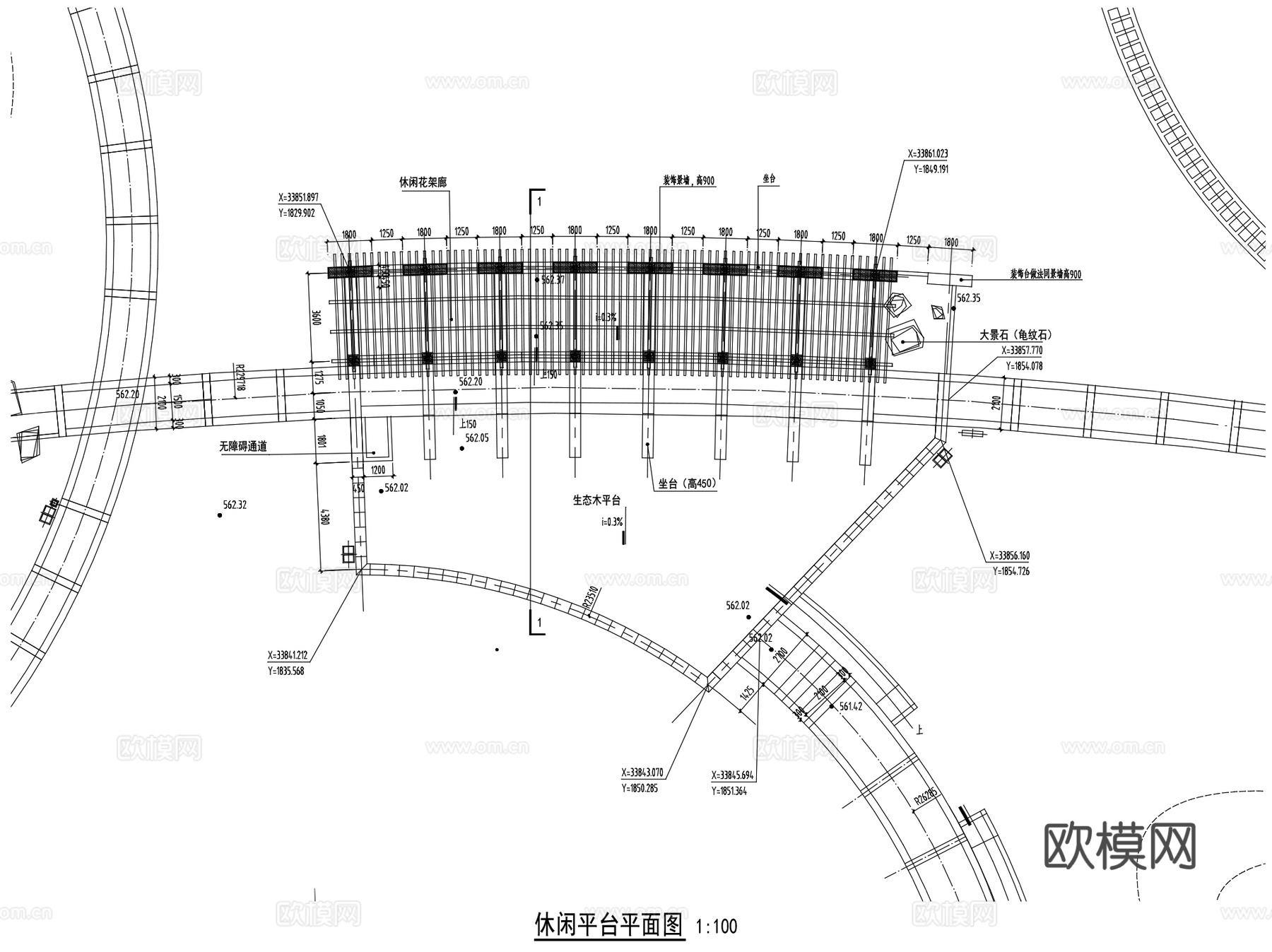 中信蜀都磨底河沿河滨水绿带景观CAD施工图整套cad施工图