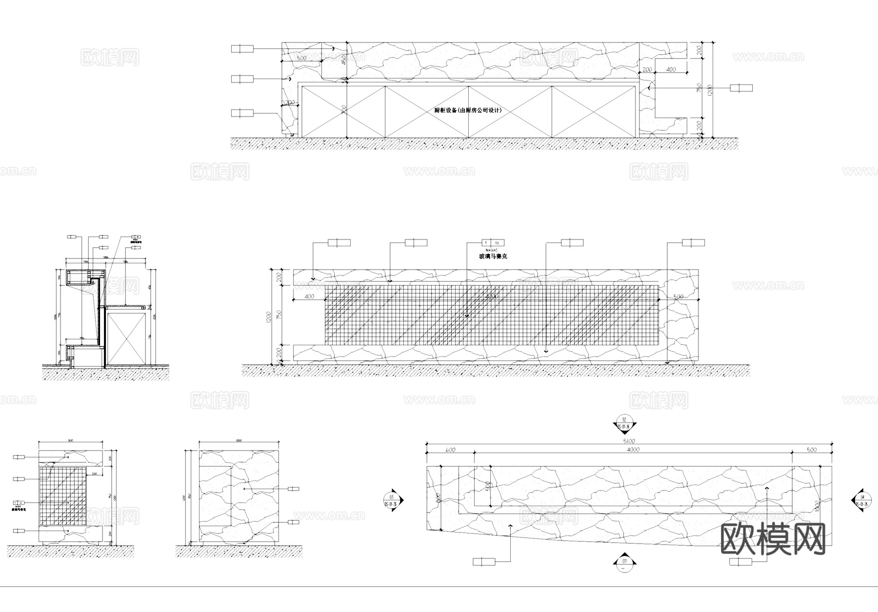 CCD酒店室内节点大样CAD施工图集cad施工图