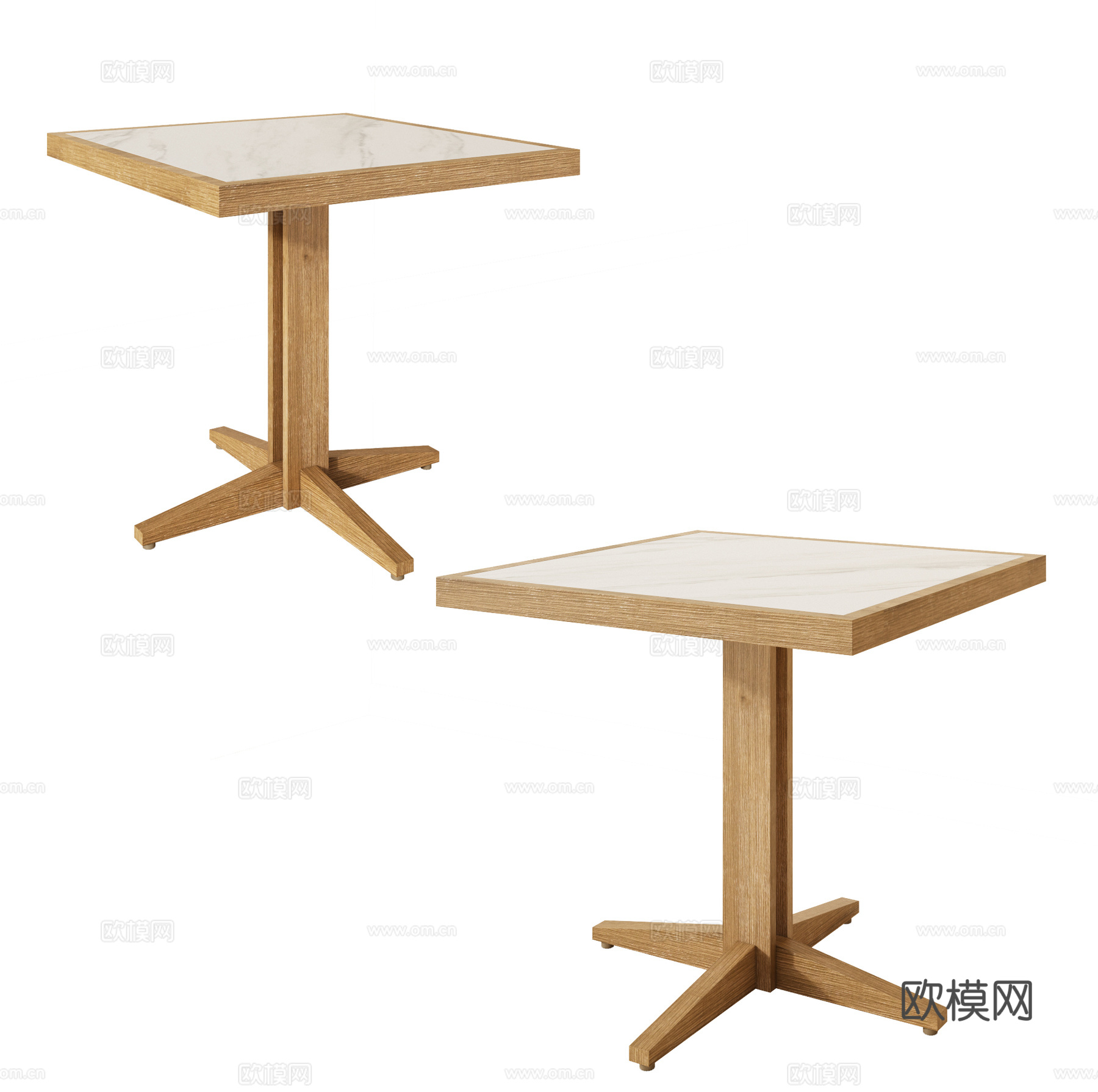 现代洽谈桌 方桌 餐桌 桌子 就餐桌su模型