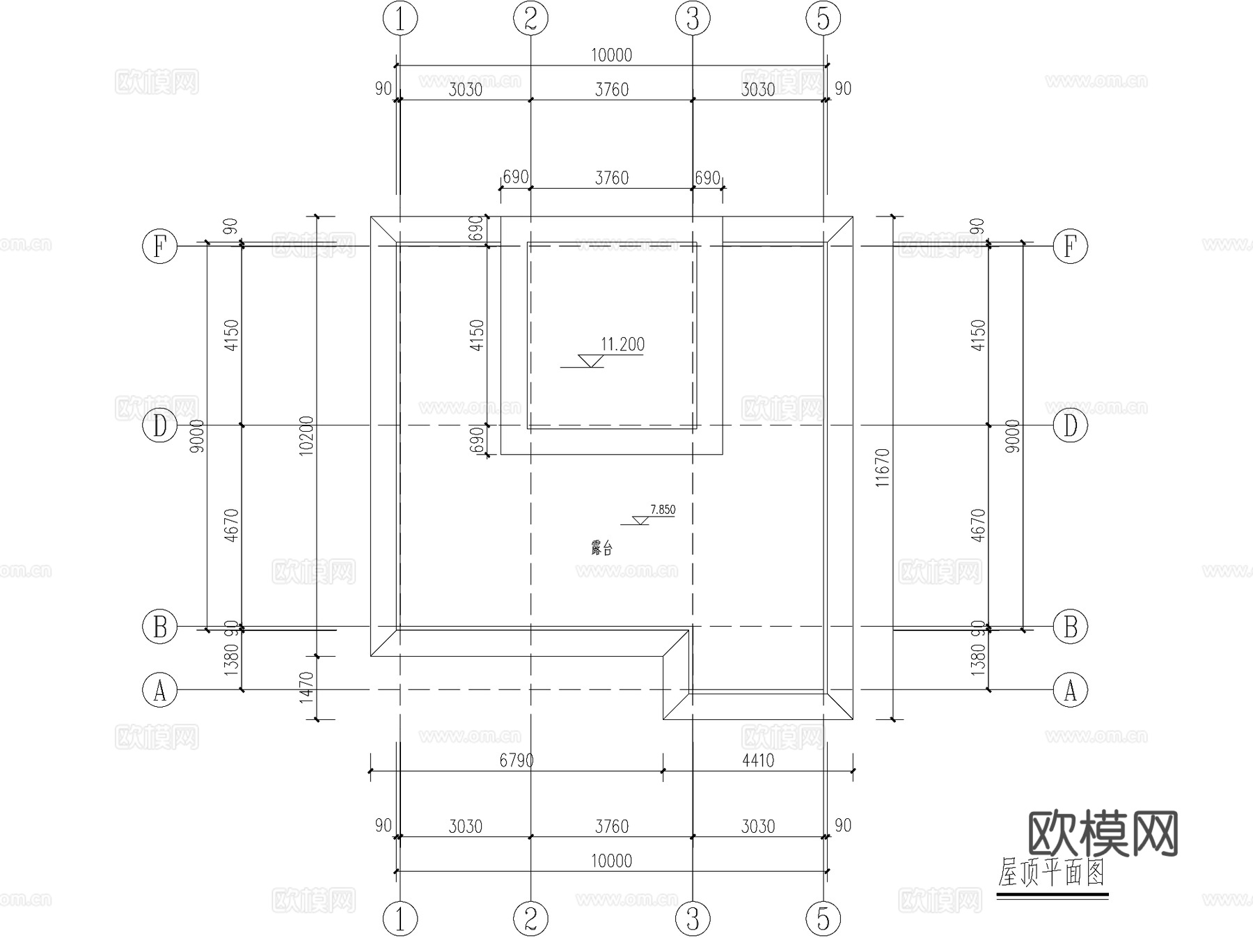 二层独栋别墅农村乡村自建房建筑CAD施工图cad施工图
