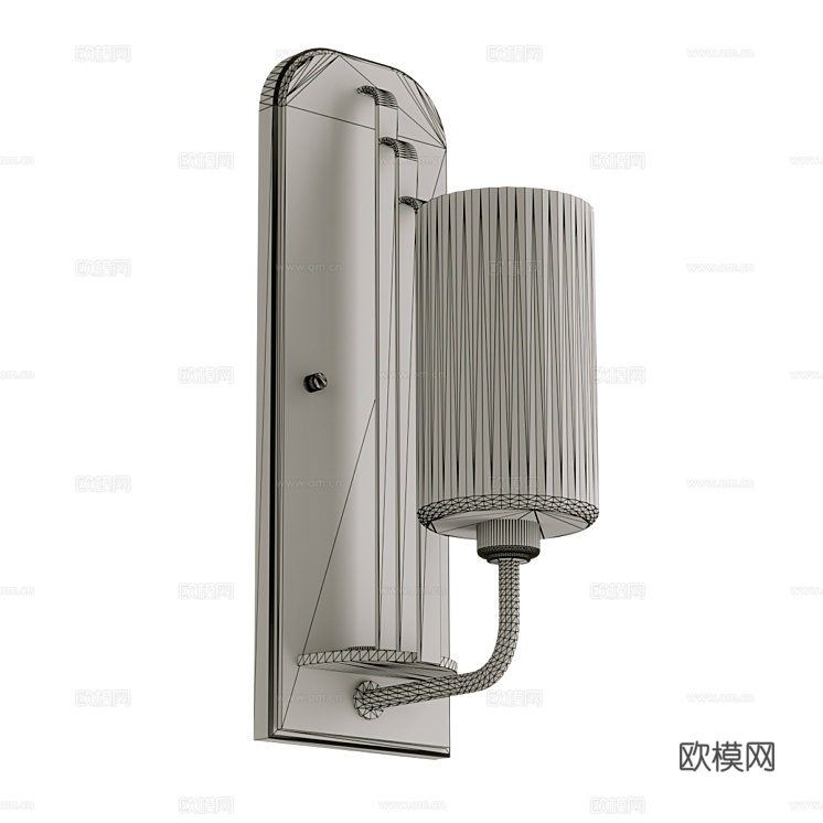 Natconcepts 轻奢壁灯3d模型下载（渲染图2）