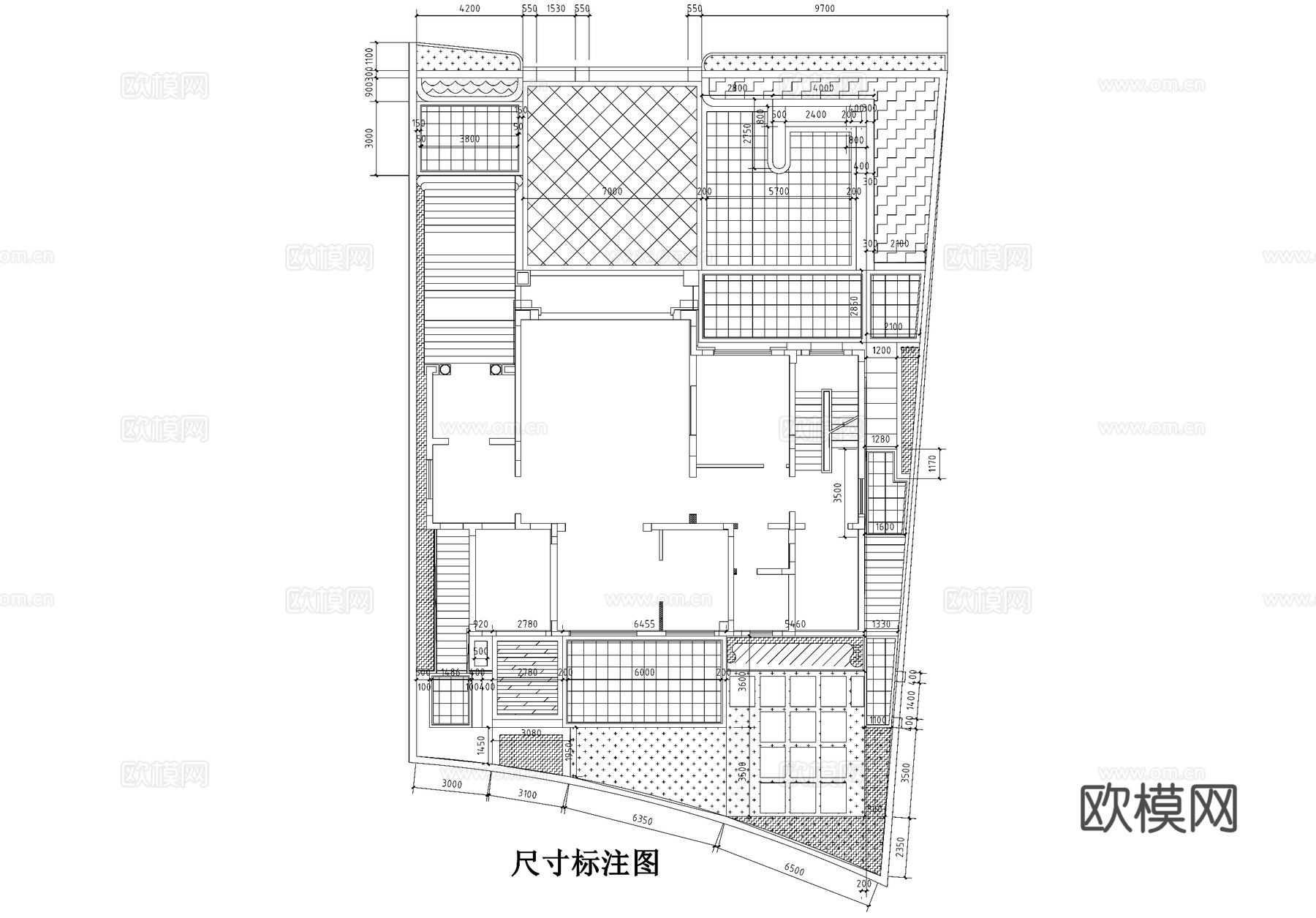别墅花园私家庭院景观CAD施工图cad施工图