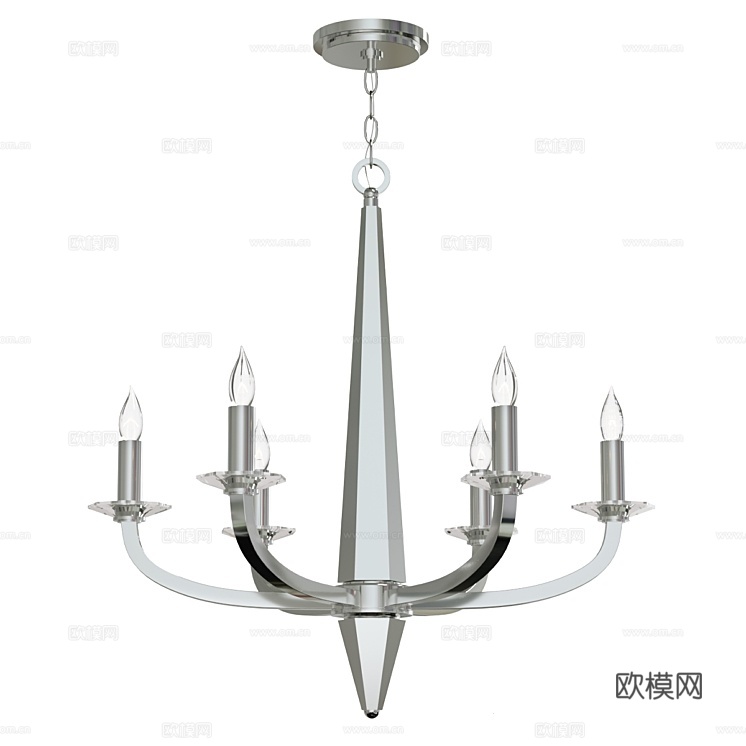 Natconcepts 轻奢吊灯3d模型下载（渲染图1）